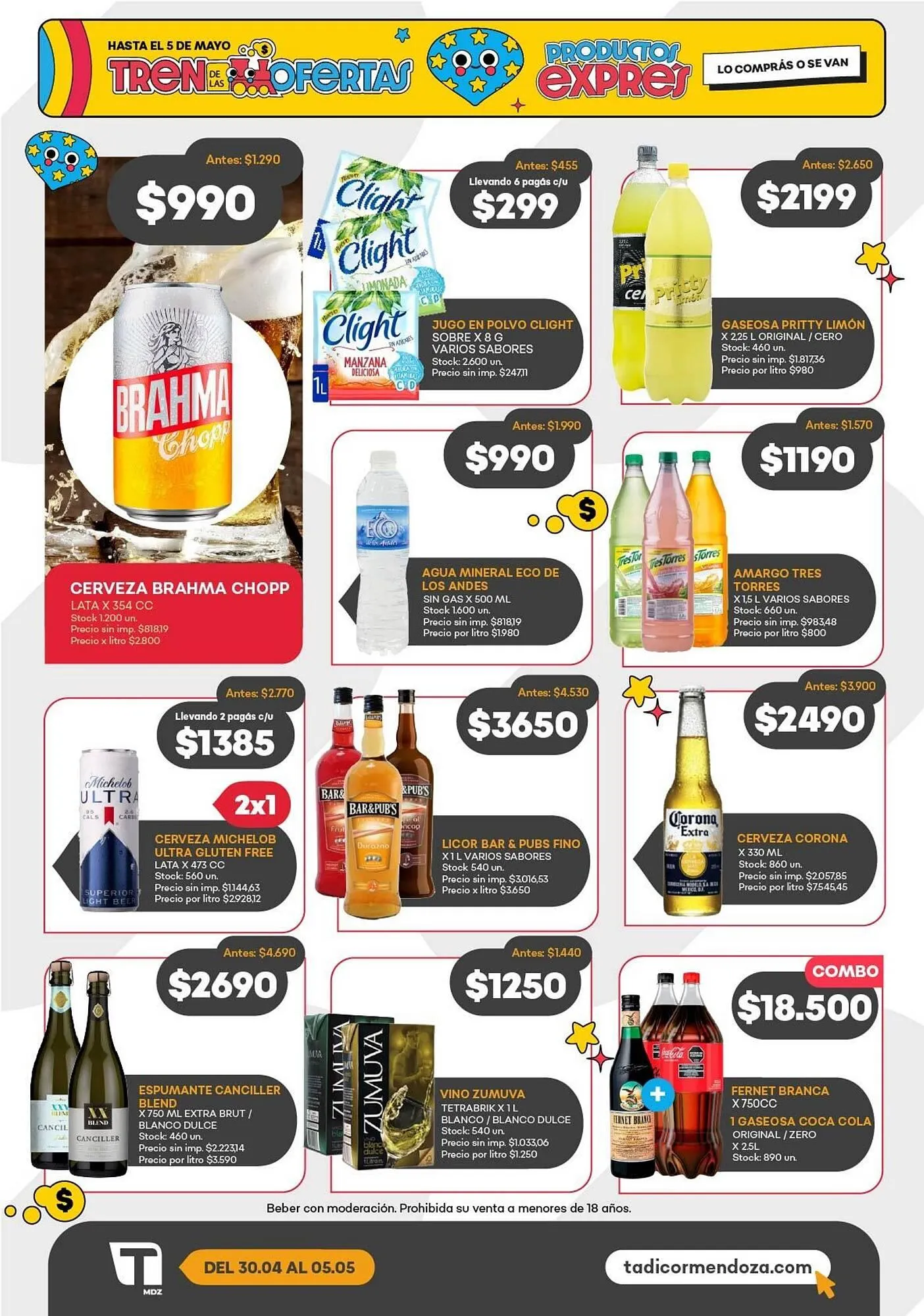 Ofertas de Catálogo Supermercados Tadicor 29 de abril al 5 de mayo 2026 - Página 4 del catálogo
