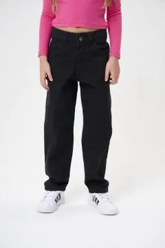 PANTALON MOM NEGRO