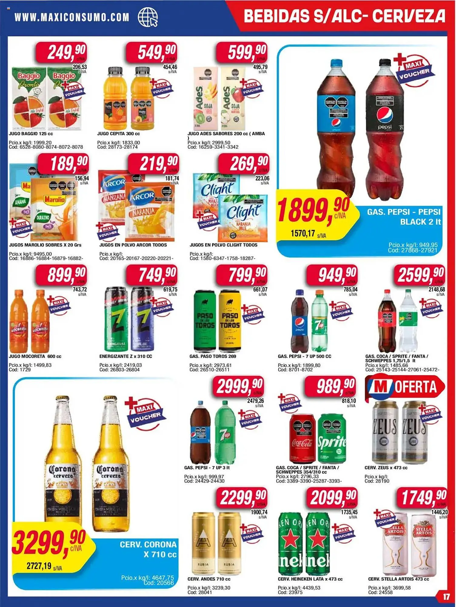Ofertas de Catálogo Maxiconsumo 18 de agosto al 25 de agosto 2025 - Página 17 del catálogo