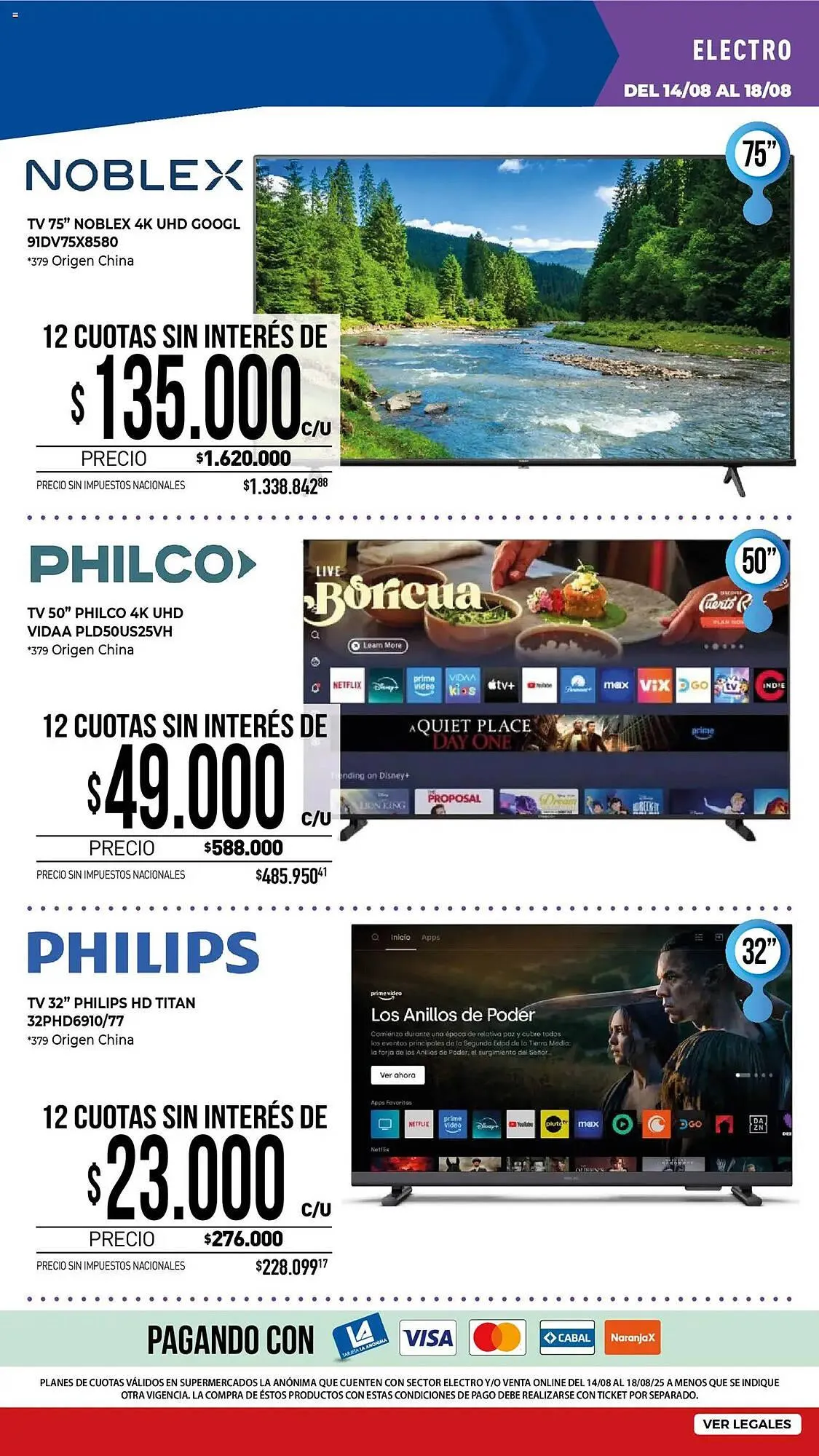 Ofertas de Catálogo La Anonima 14 de agosto al 25 de agosto 2025 - Página 36 del catálogo