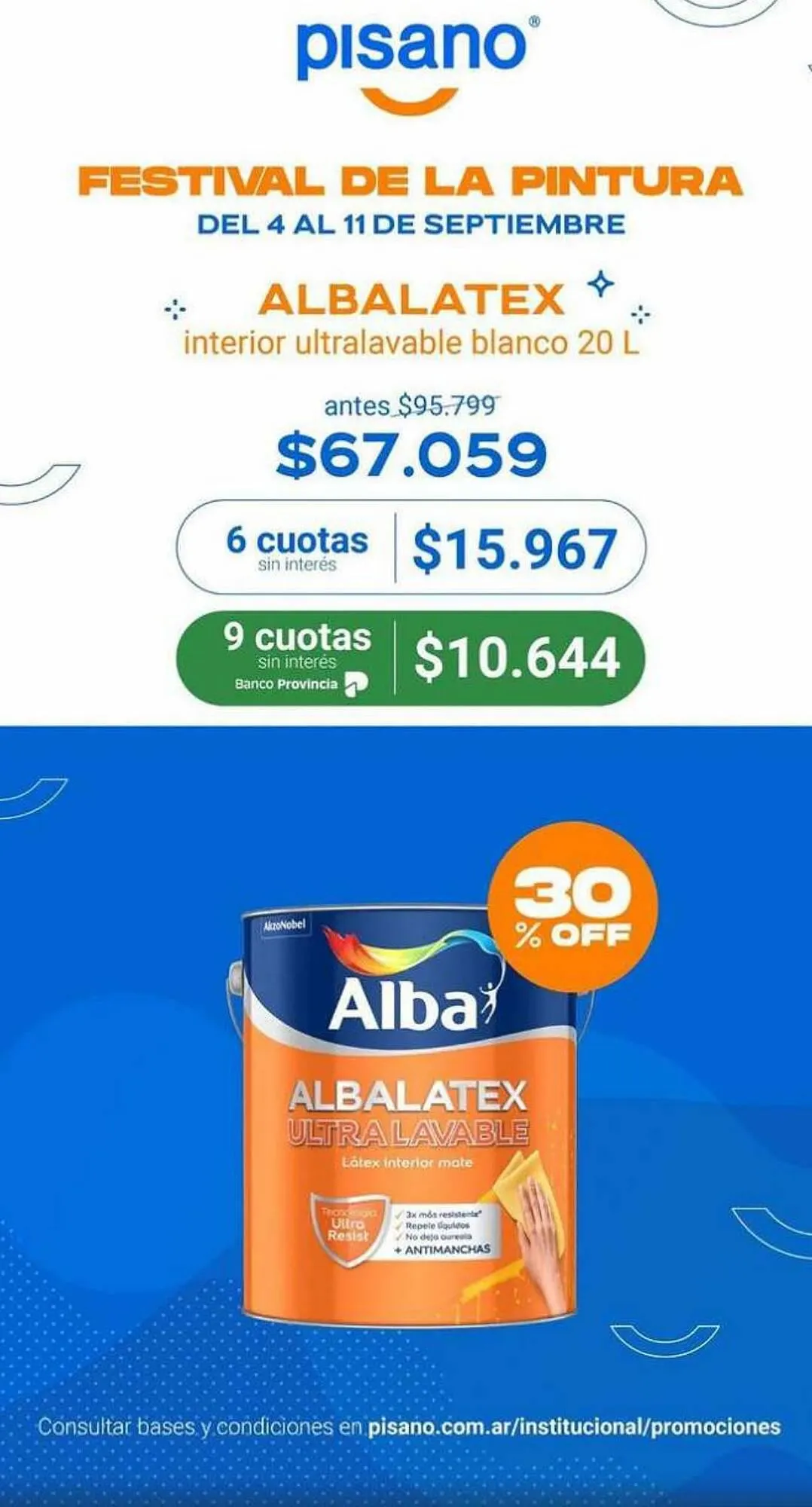 Ofertas de Catálogo Pinturerías Pisano 29 de agosto al 17 de septiembre 2023 - Página 5 del catálogo