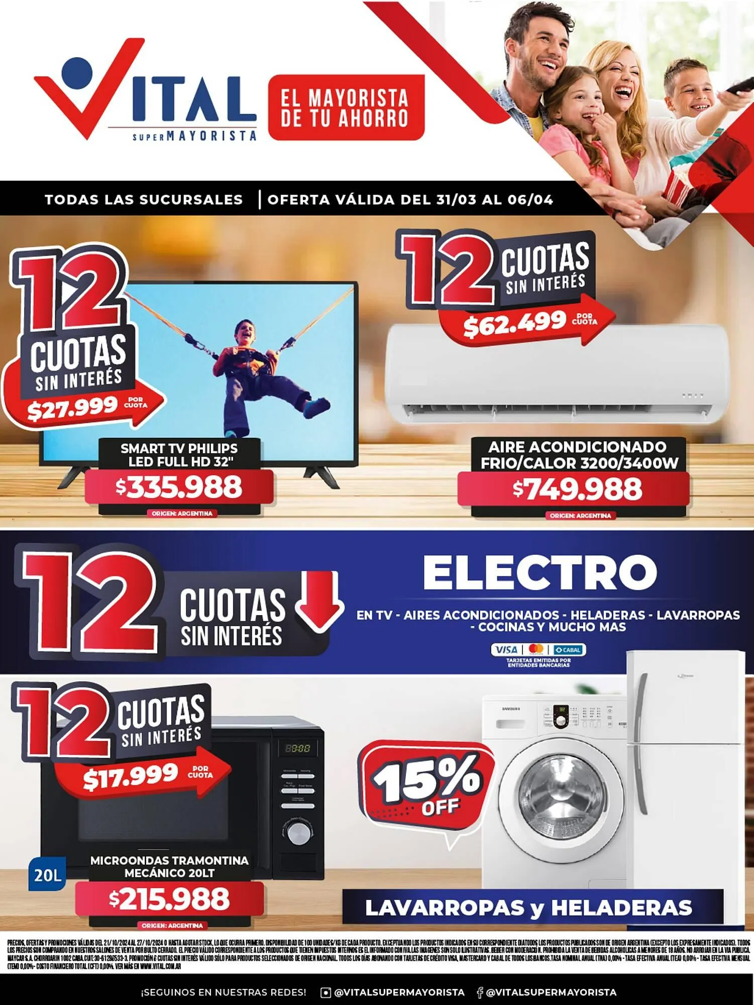 Ofertas de Catálogo Supermayorista Vital 31 de marzo al 6 de abril 2025 - Página 1 del catálogo