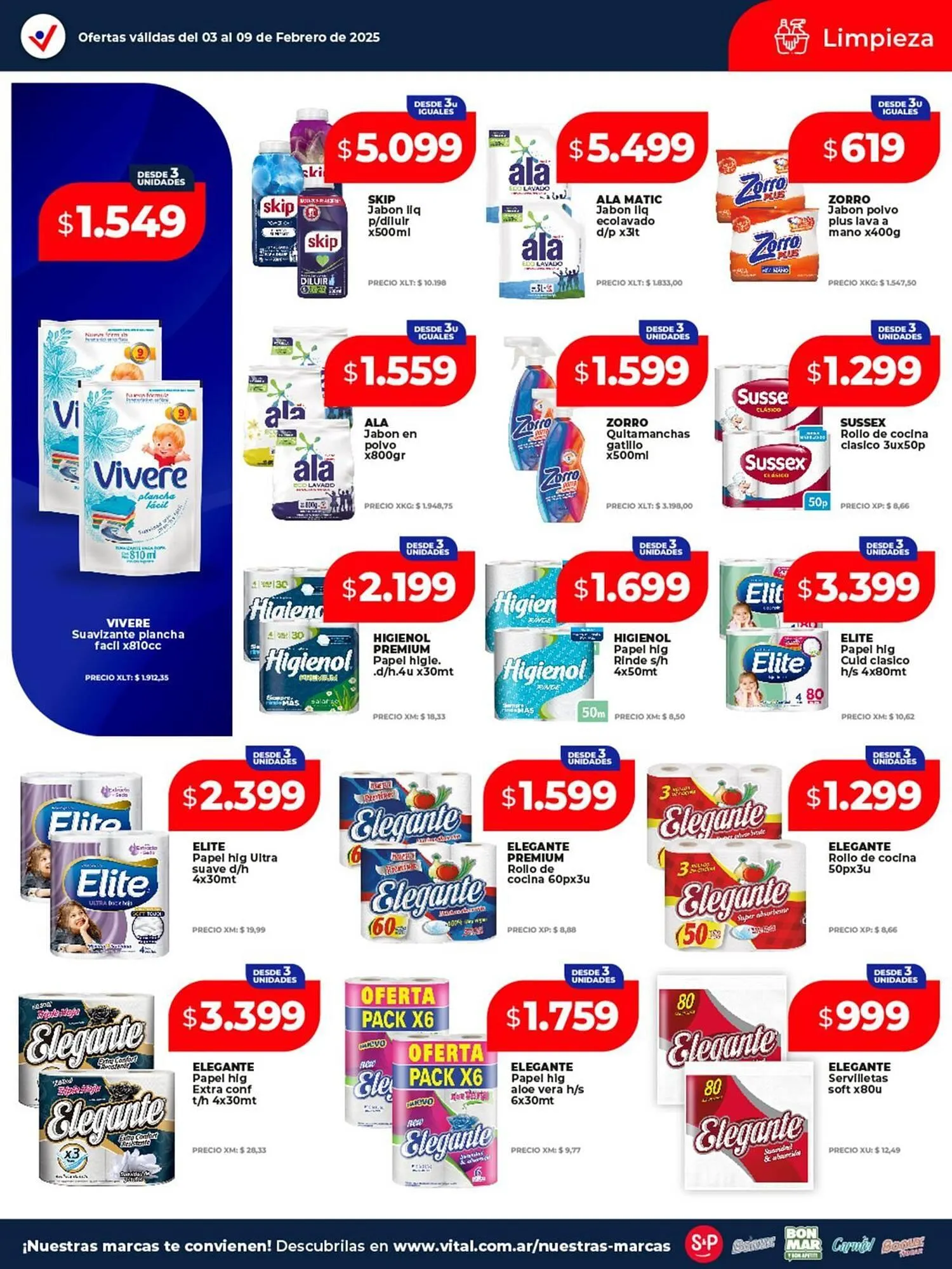 Ofertas de Catálogo Supermayorista Vital 3 de febrero al 9 de febrero 2025 - Página 8 del catálogo