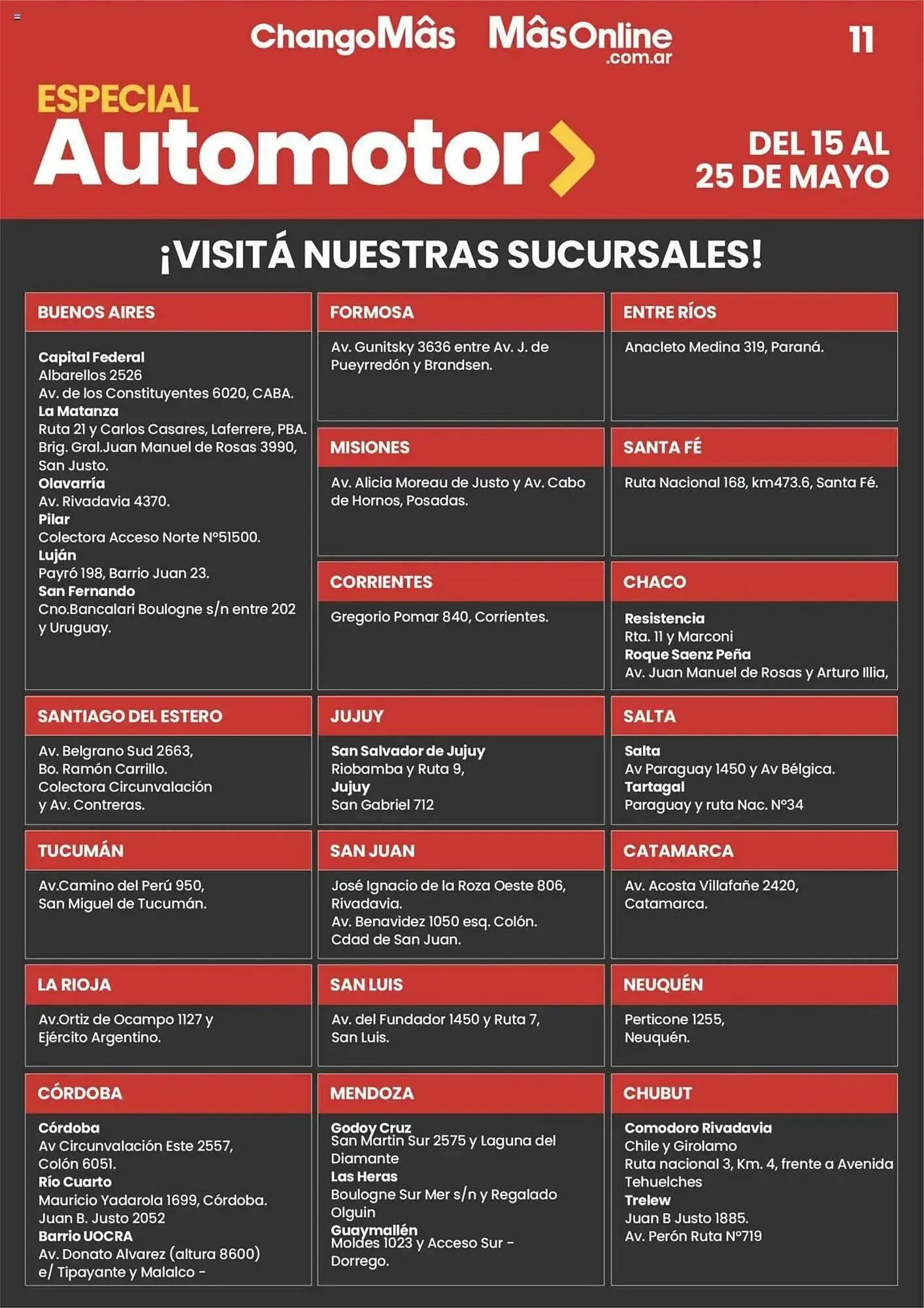 Ofertas de Catálogo Changomas 15 de mayo al 25 de mayo 2025 - Página 11 del catálogo