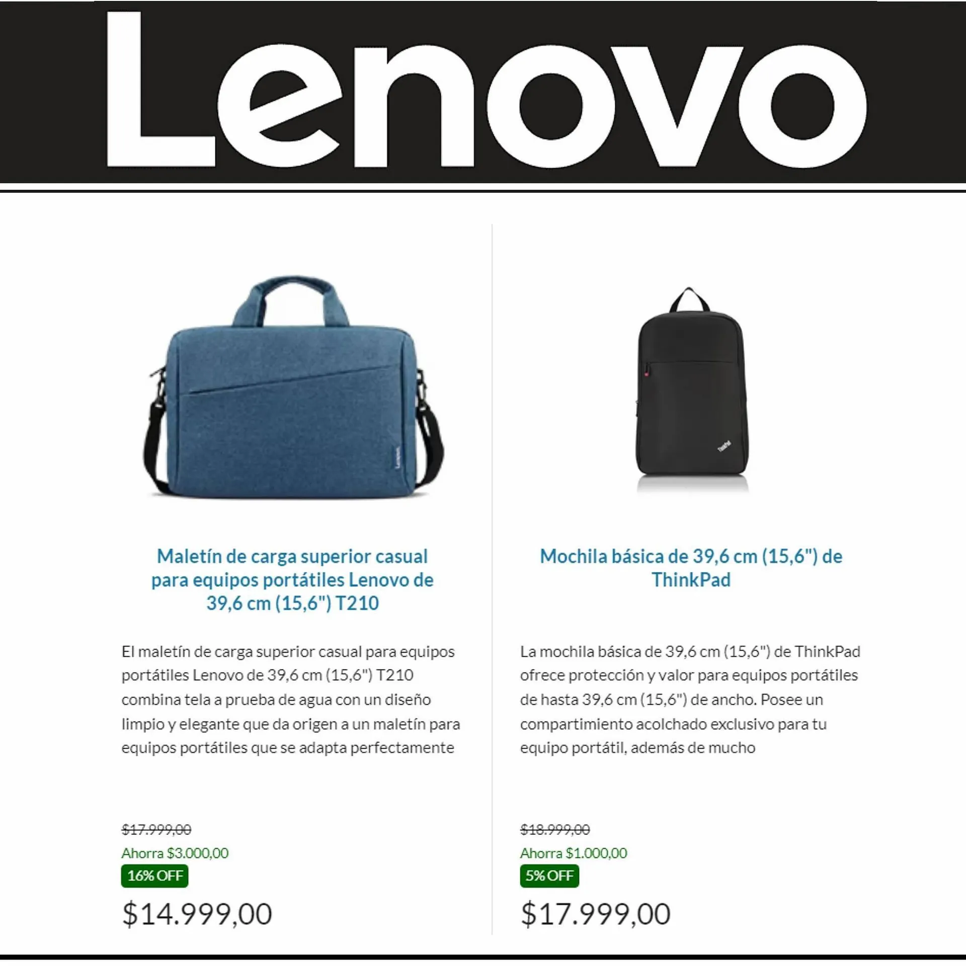 Ofertas de Catálogo Lenovo 8 de agosto al 31 de agosto 2023 - Página 2 del catálogo