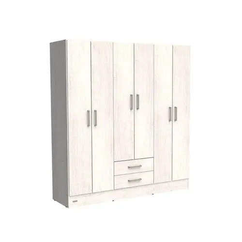 Ropero placard 6 puertas express 2 cajones tissa venezia Mosconi