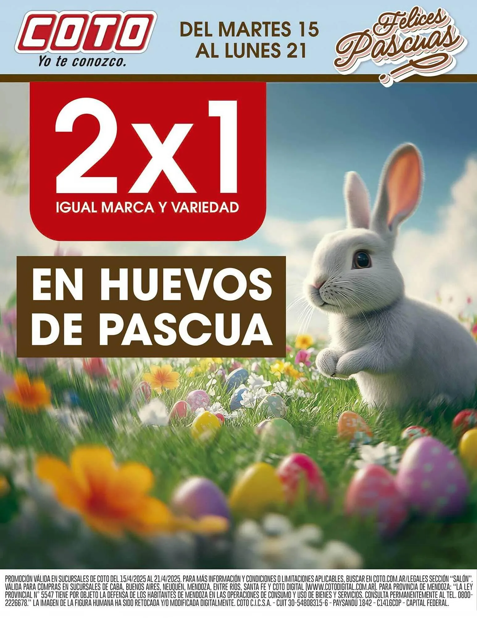 Ofertas de Catálogo Coto 15 de abril al 21 de abril 2025 - Página 1 del catálogo