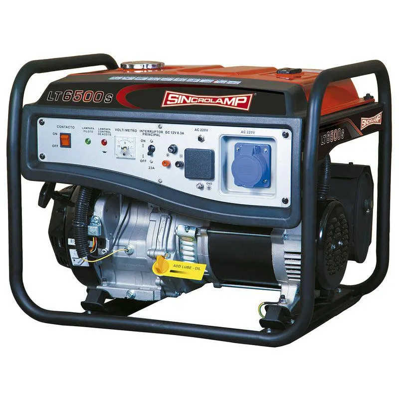 Generador Modelo Lt-6500S Rojo Sincrolamp