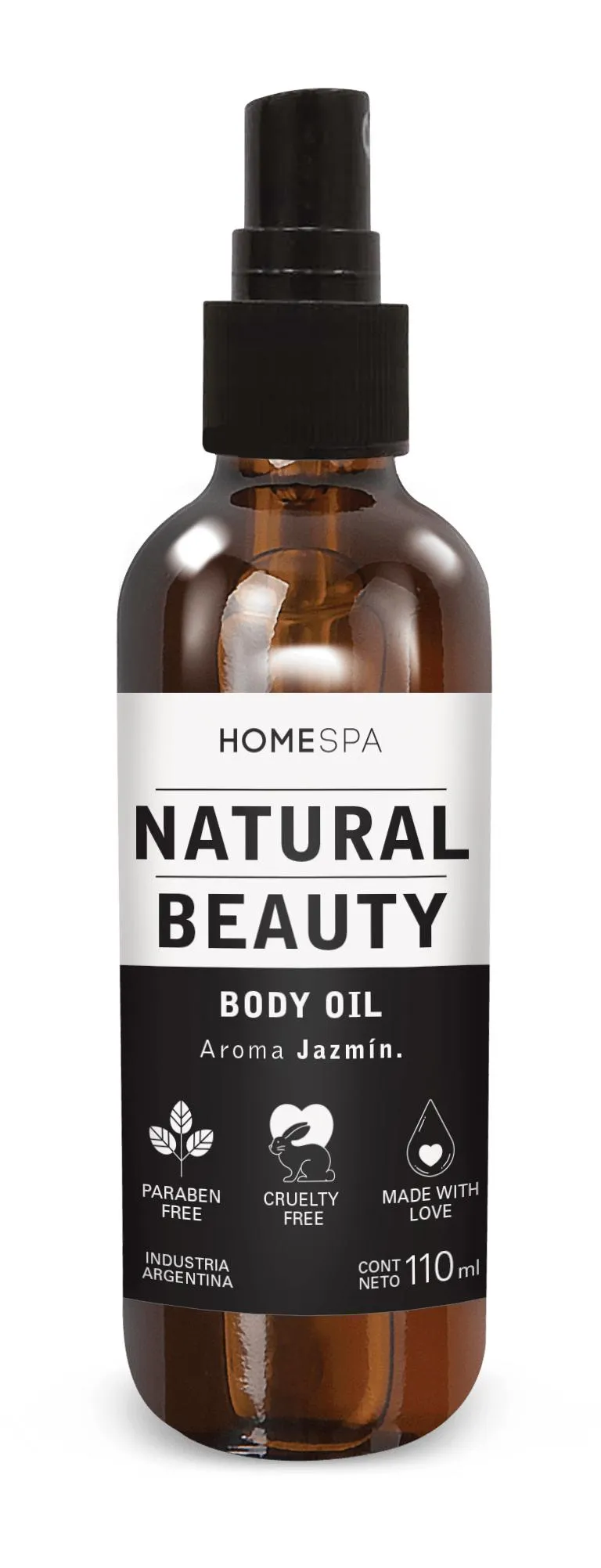 Aceite Corporal Home Spa Natural Beauty x 110 ml