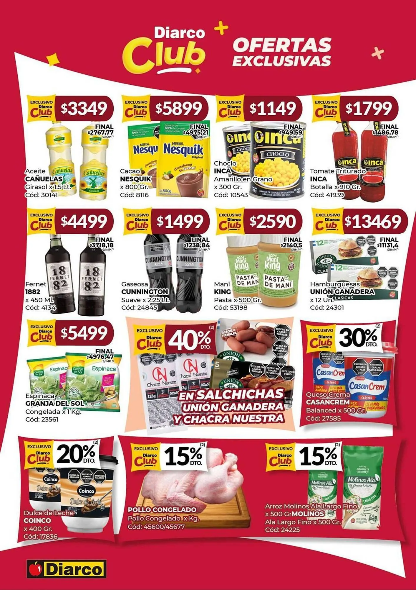Ofertas de Catálogo Diarco 4 de agosto al 8 de agosto 2025 - Página 9 del catálogo