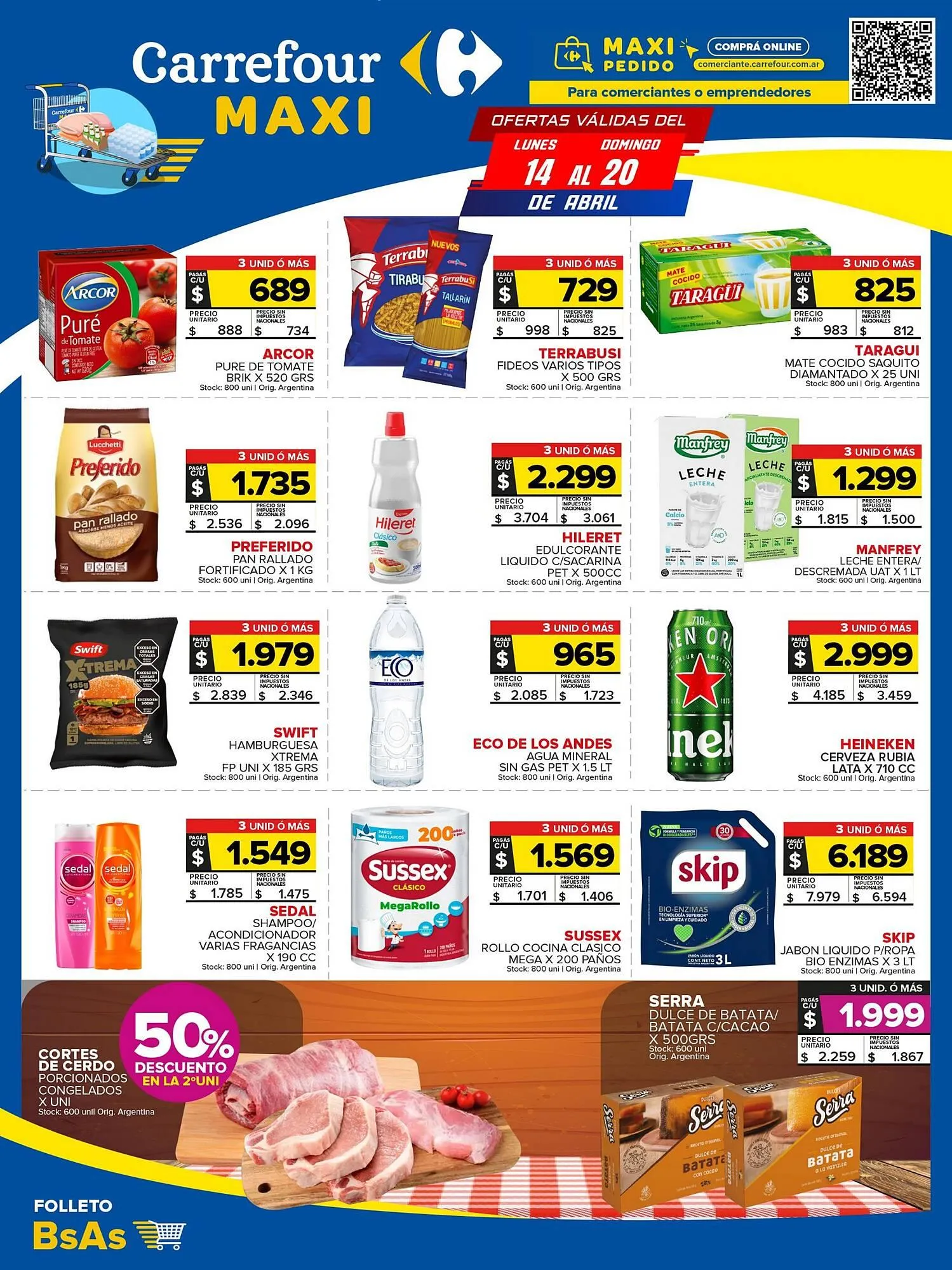 Ofertas de Catálogo Carrefour Maxi 14 de abril al 21 de abril 2025 - Página 1 del catálogo