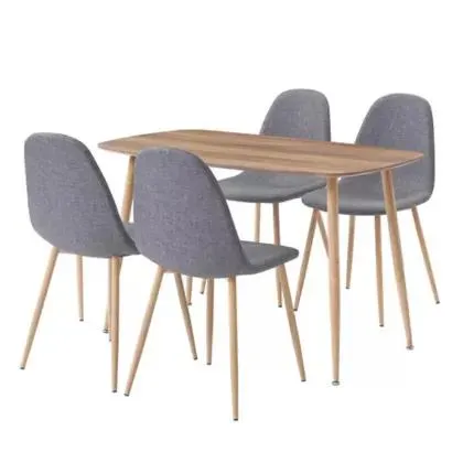 Juego de comedor Dominga mesa rectangular + 4 sillas