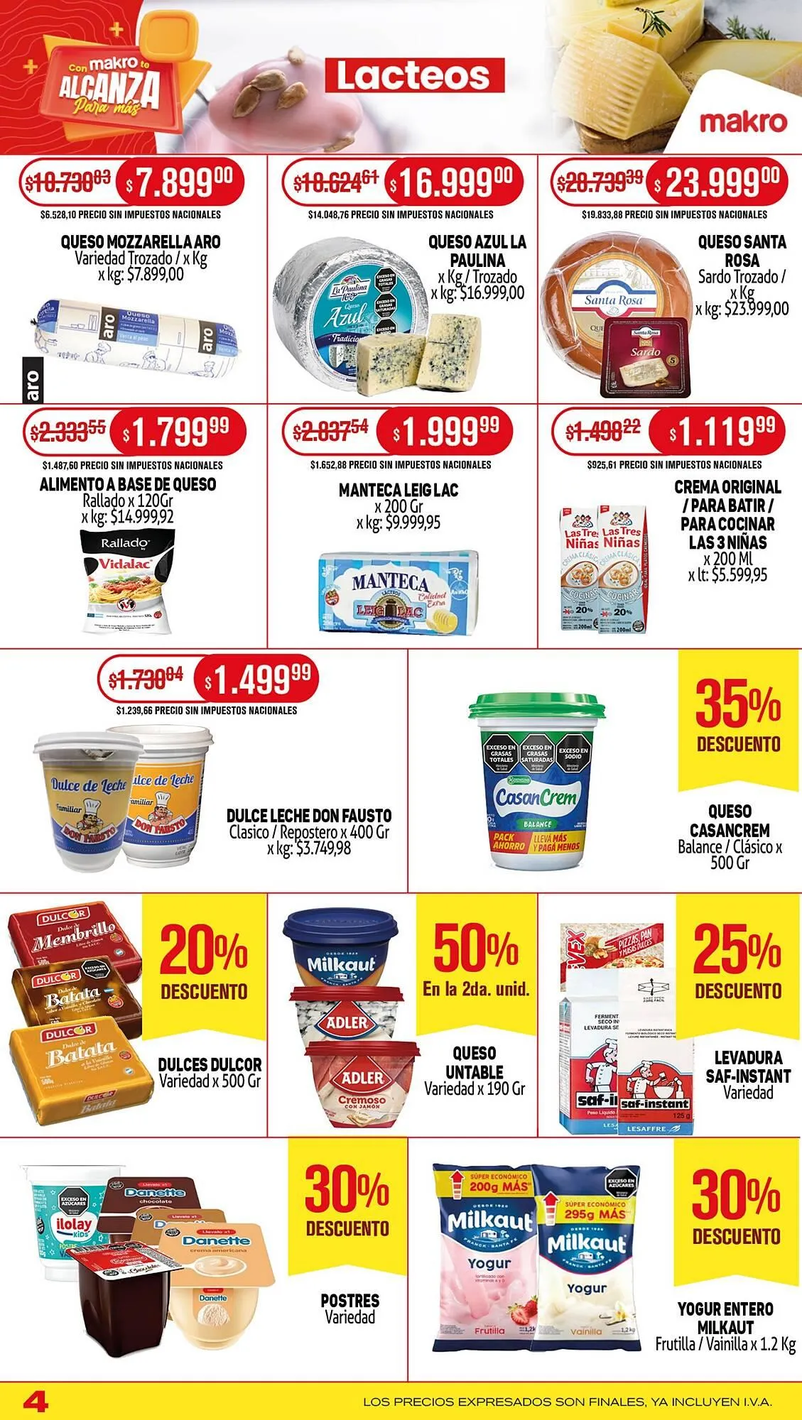 Ofertas de Catálogo Makro 29 de mayo al 4 de junio 2025 - Página 4 del catálogo