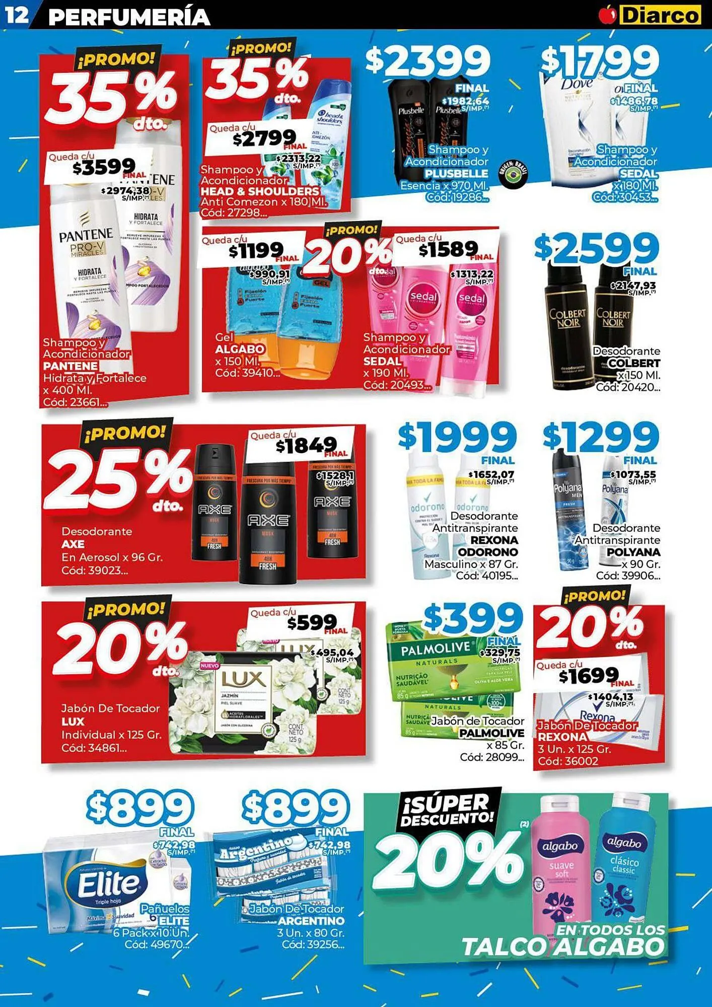 Ofertas de Catálogo Diarco 7 de abril al 13 de abril 2025 - Página 12 del catálogo