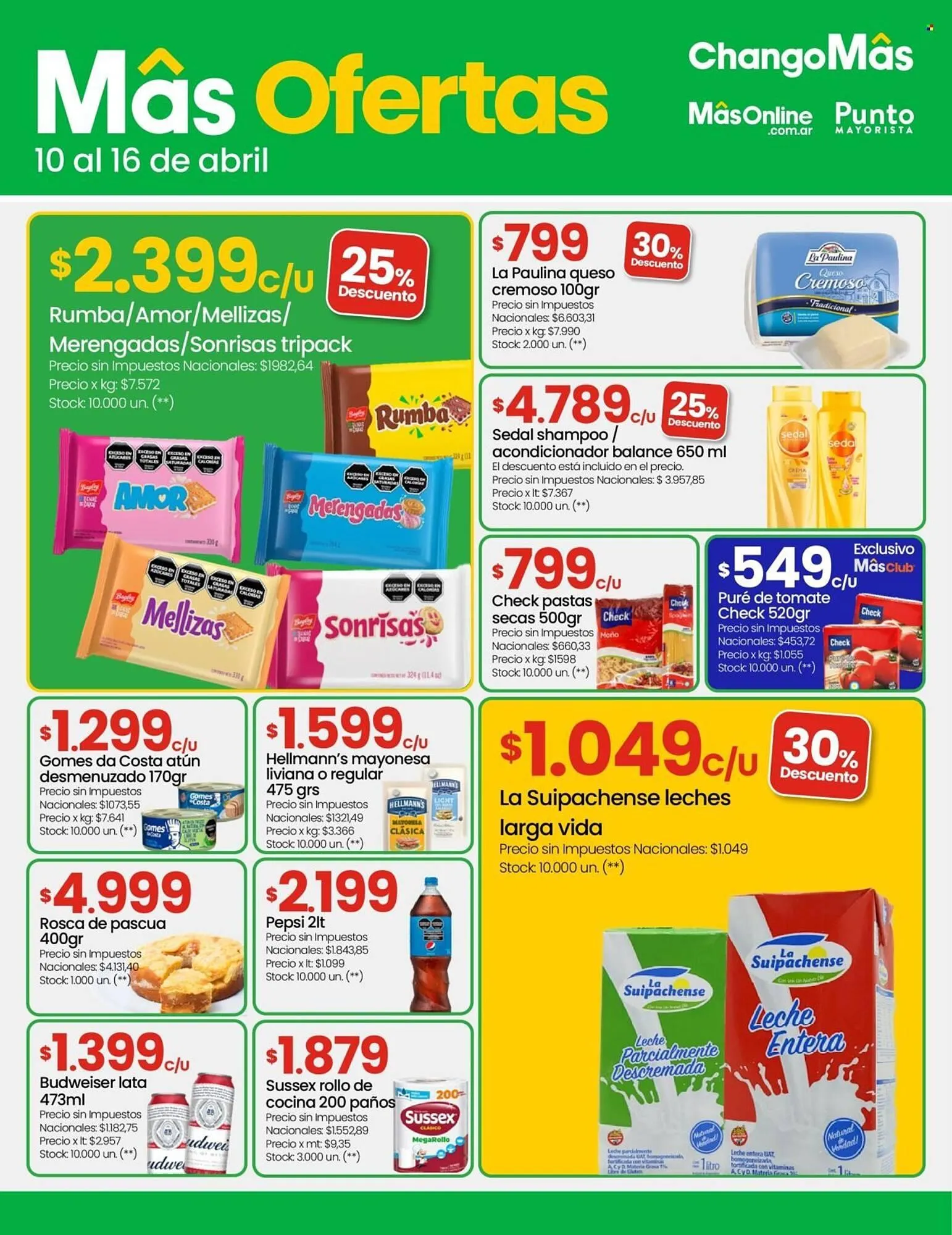 Ofertas de Catálogo Changomas 10 de abril al 16 de abril 2025 - Página 1 del catálogo