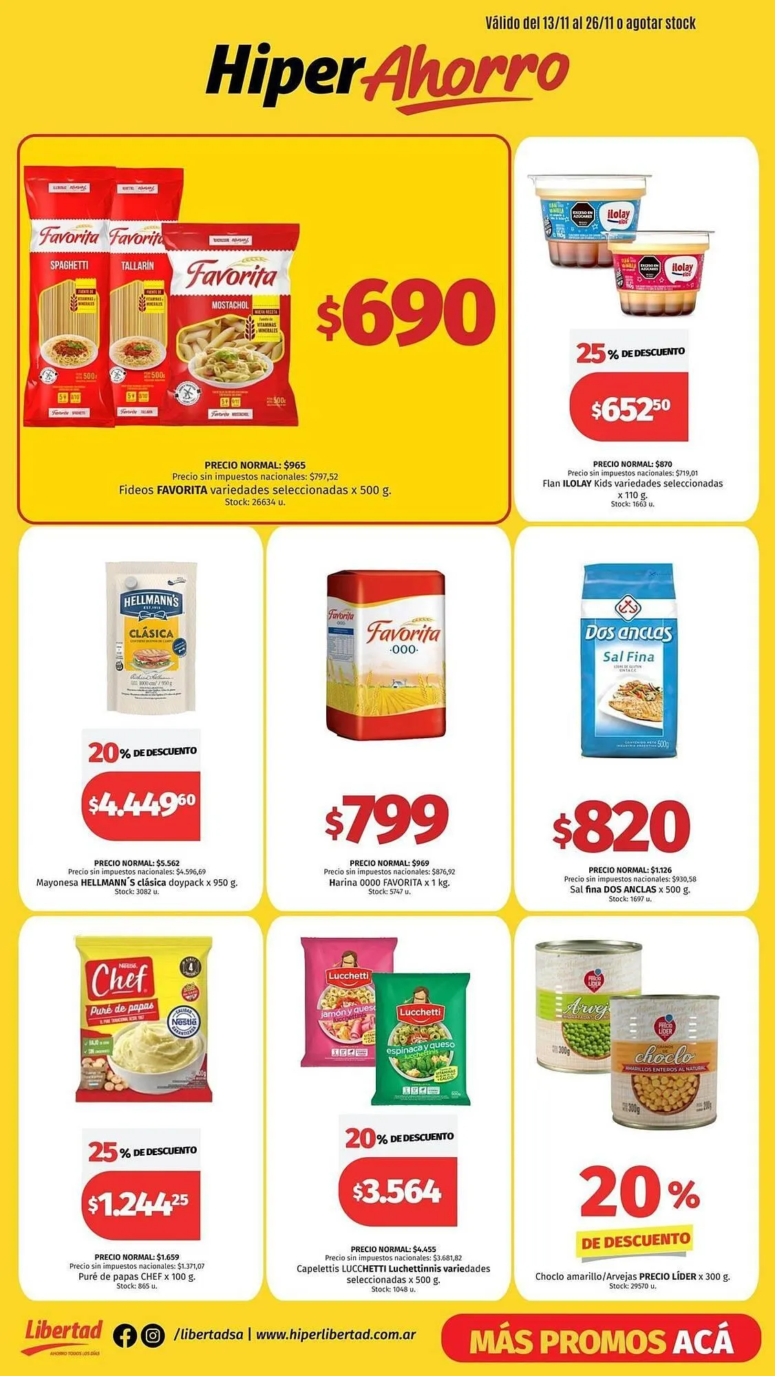 Ofertas de Catálogo Hipermercado Libertad 13 de noviembre al 26 de noviembre 2025 - Página 2 del catálogo