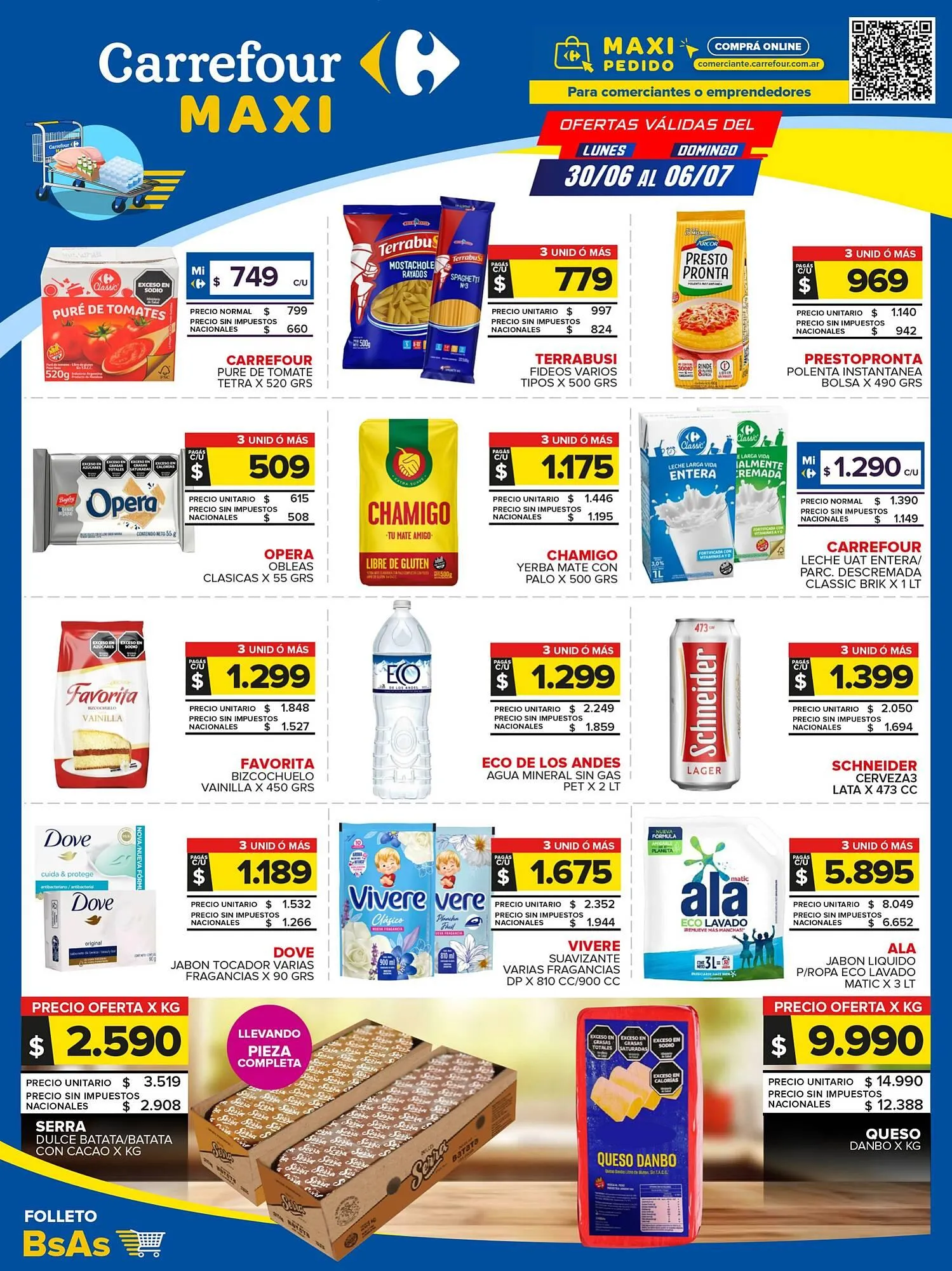 Ofertas de Catálogo Carrefour Maxi 30 de junio al 6 de julio 2025 - Página 1 del catálogo