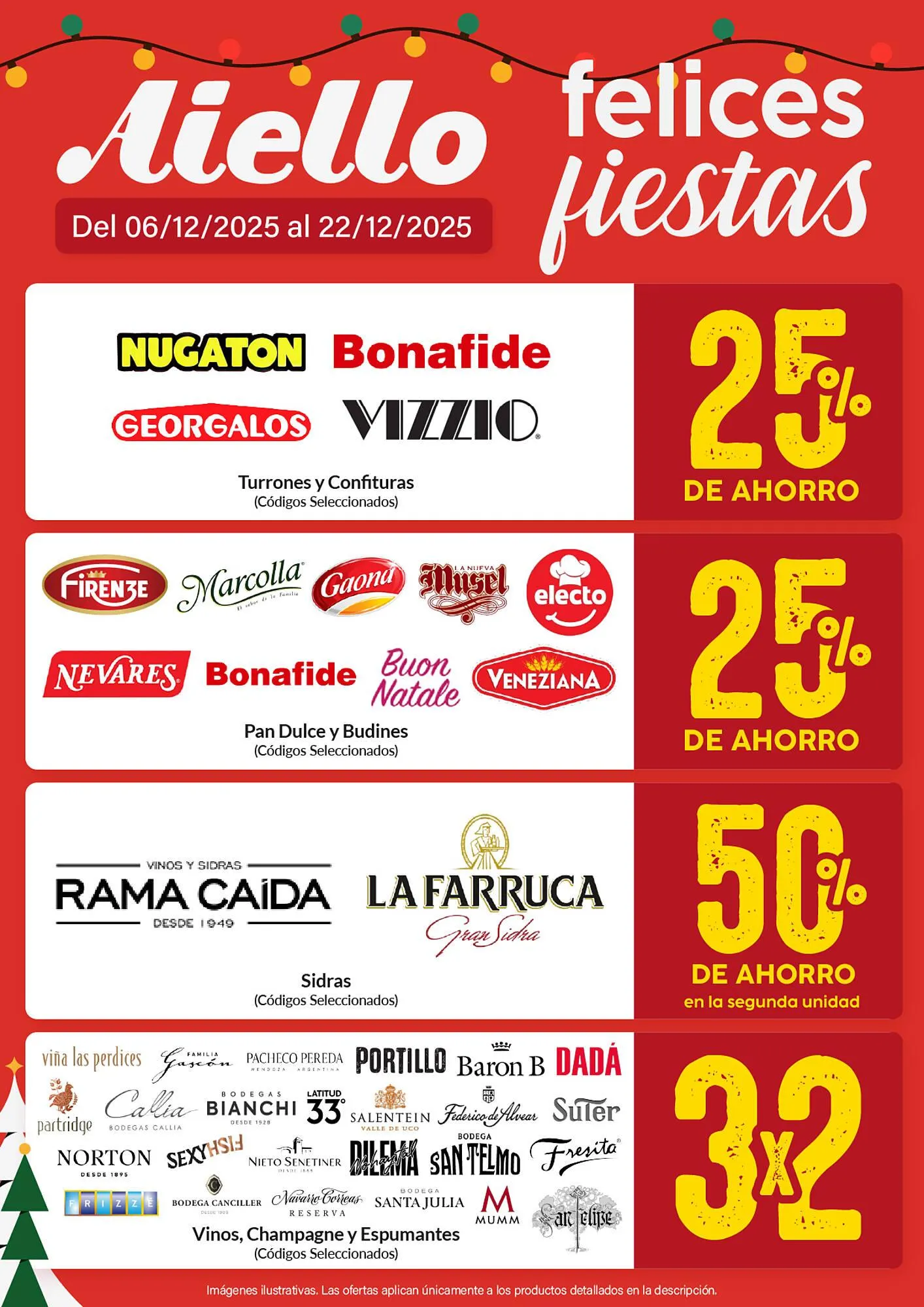 Ofertas de Catálogo Supermercados Aiello 6 de diciembre al 22 de diciembre 2025 - Página 1 del catálogo
