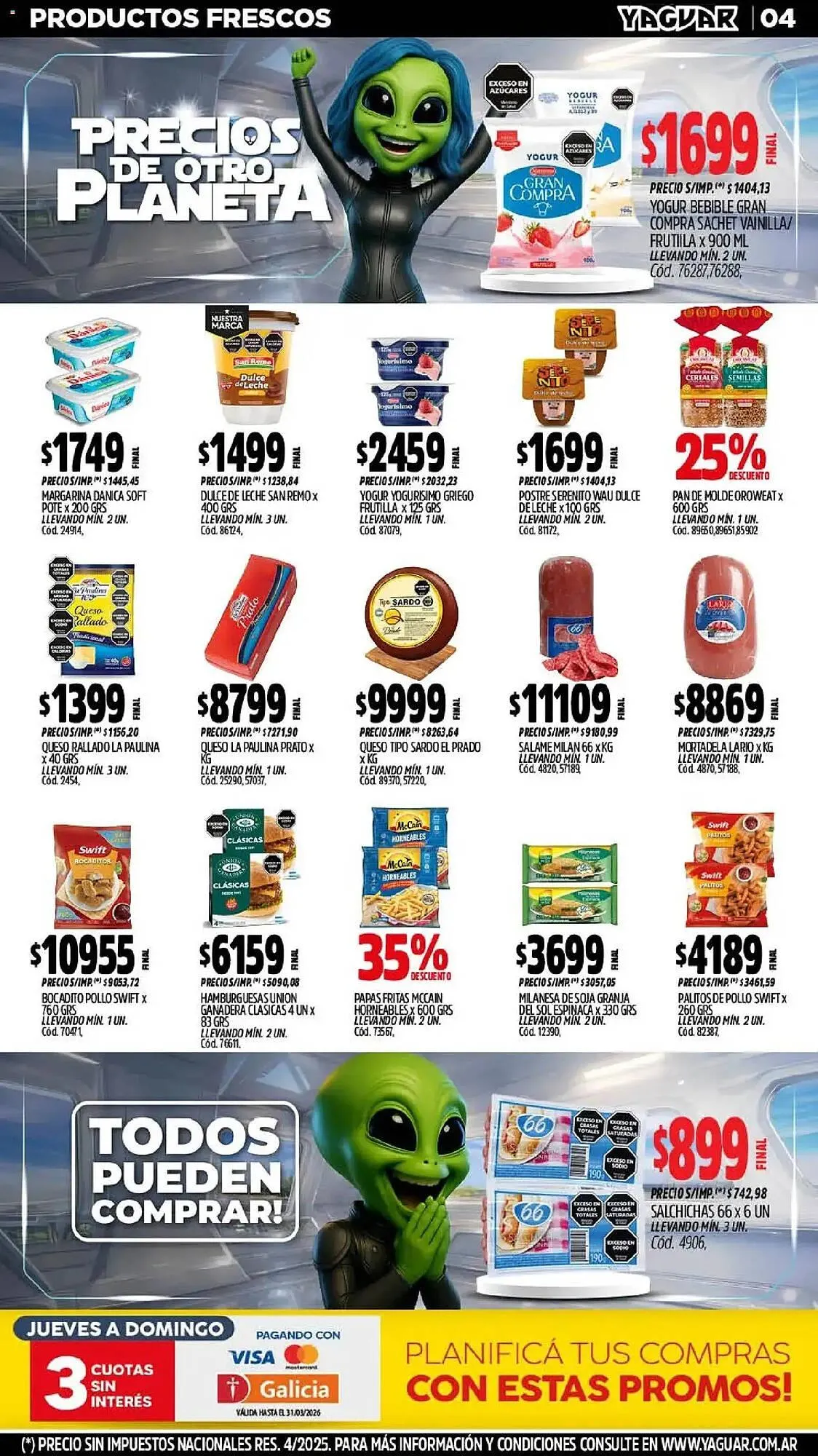 Ofertas de Catálogo Supermercados Yaguar 2 de marzo al 7 de marzo 2026 - Página 4 del catálogo