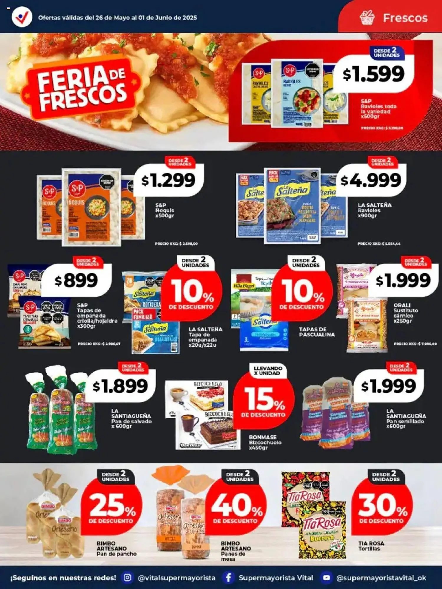 Ofertas de Catálogo Supermayorista Vital 26 de mayo al 2 de junio 2025 - Página 14 del catálogo