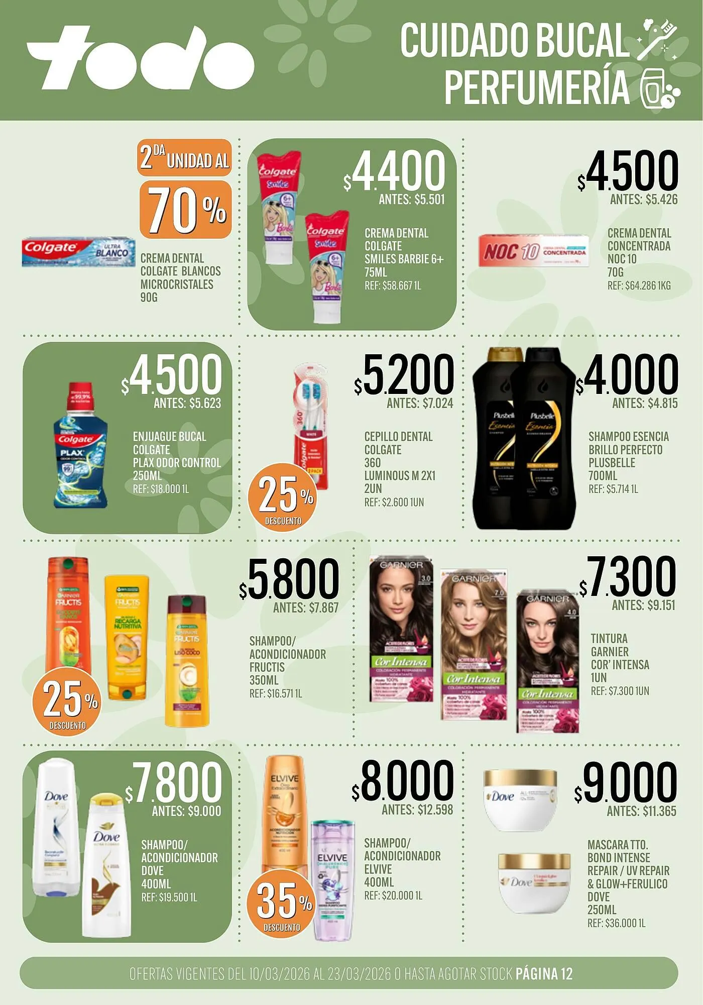 Ofertas de Catálogo Supermercados Todo 10 de marzo al 23 de marzo 2026 - Página 12 del catálogo