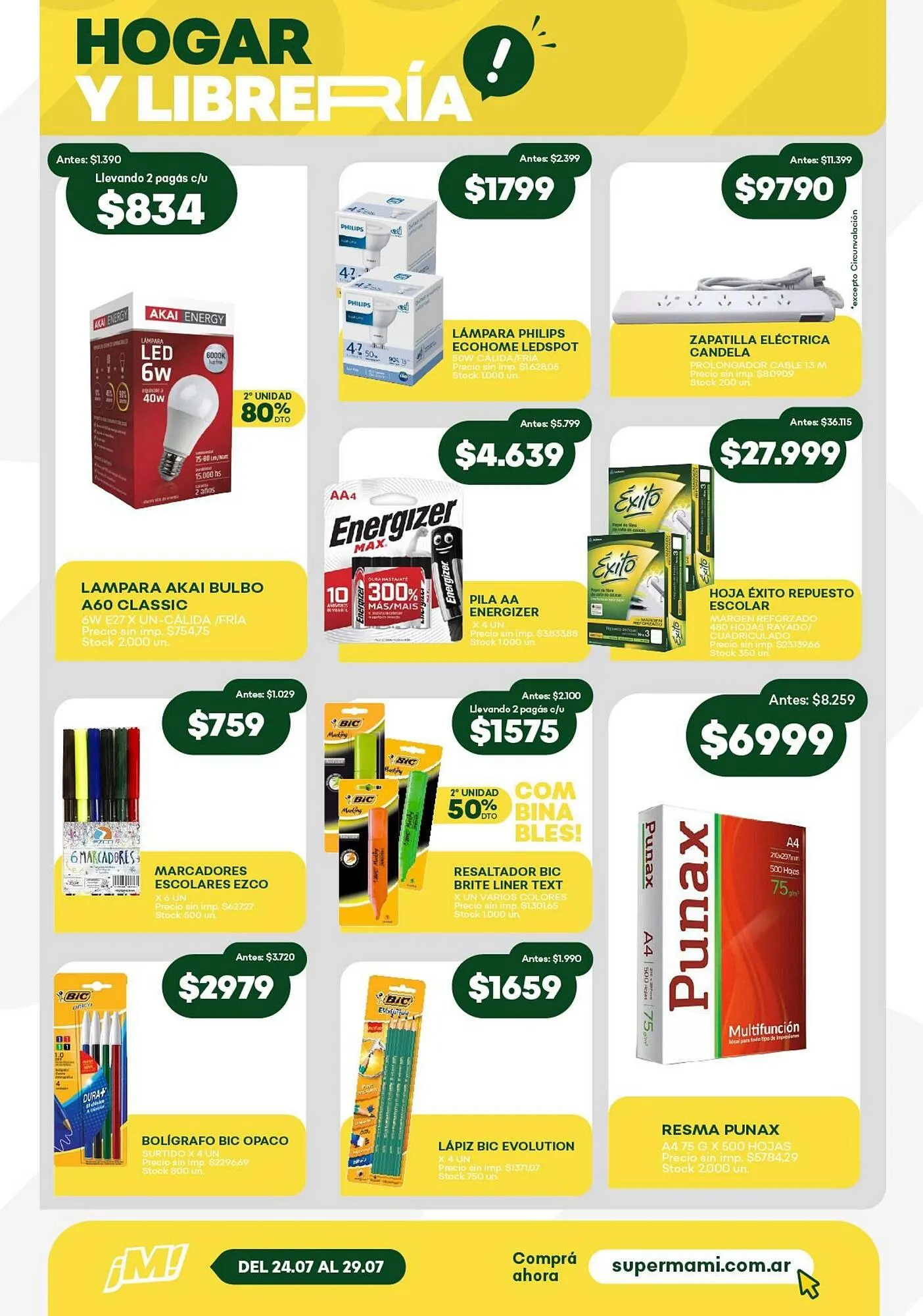 Ofertas de Catálogo Super MAMI 24 de julio al 29 de julio 2025 - Página 9 del catálogo