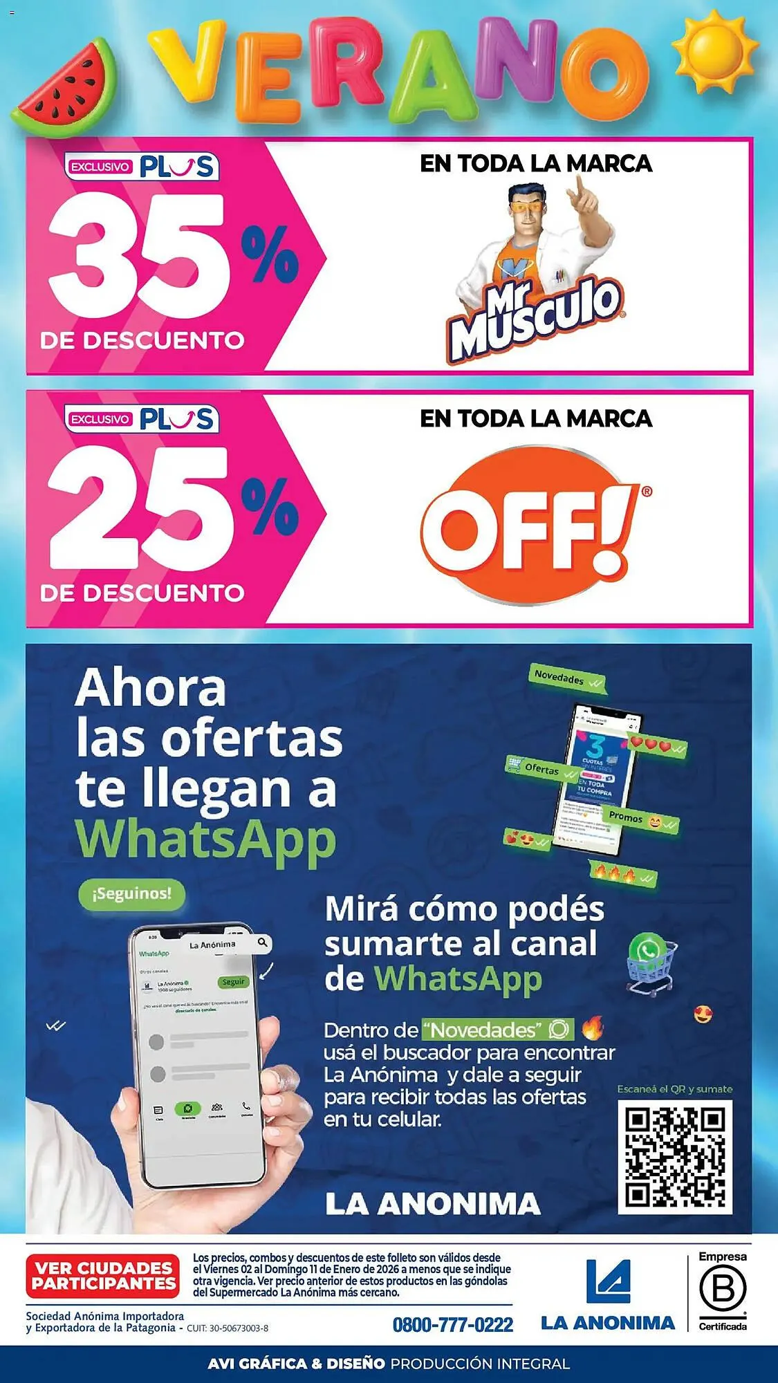 Ofertas de Catálogo La Anonima 2 de enero al 11 de enero 2026 - Página 43 del catálogo
