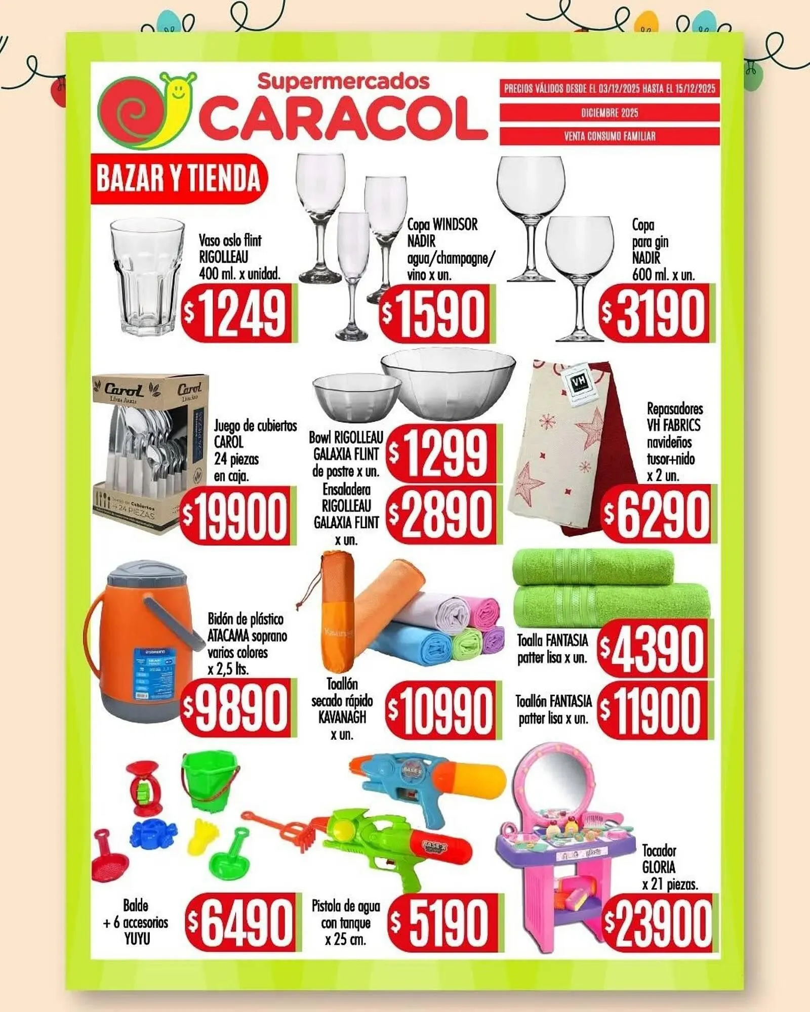 Ofertas de Catálogo Supermercados Caracol 3 de diciembre al 15 de diciembre 2025 - Página 10 del catálogo