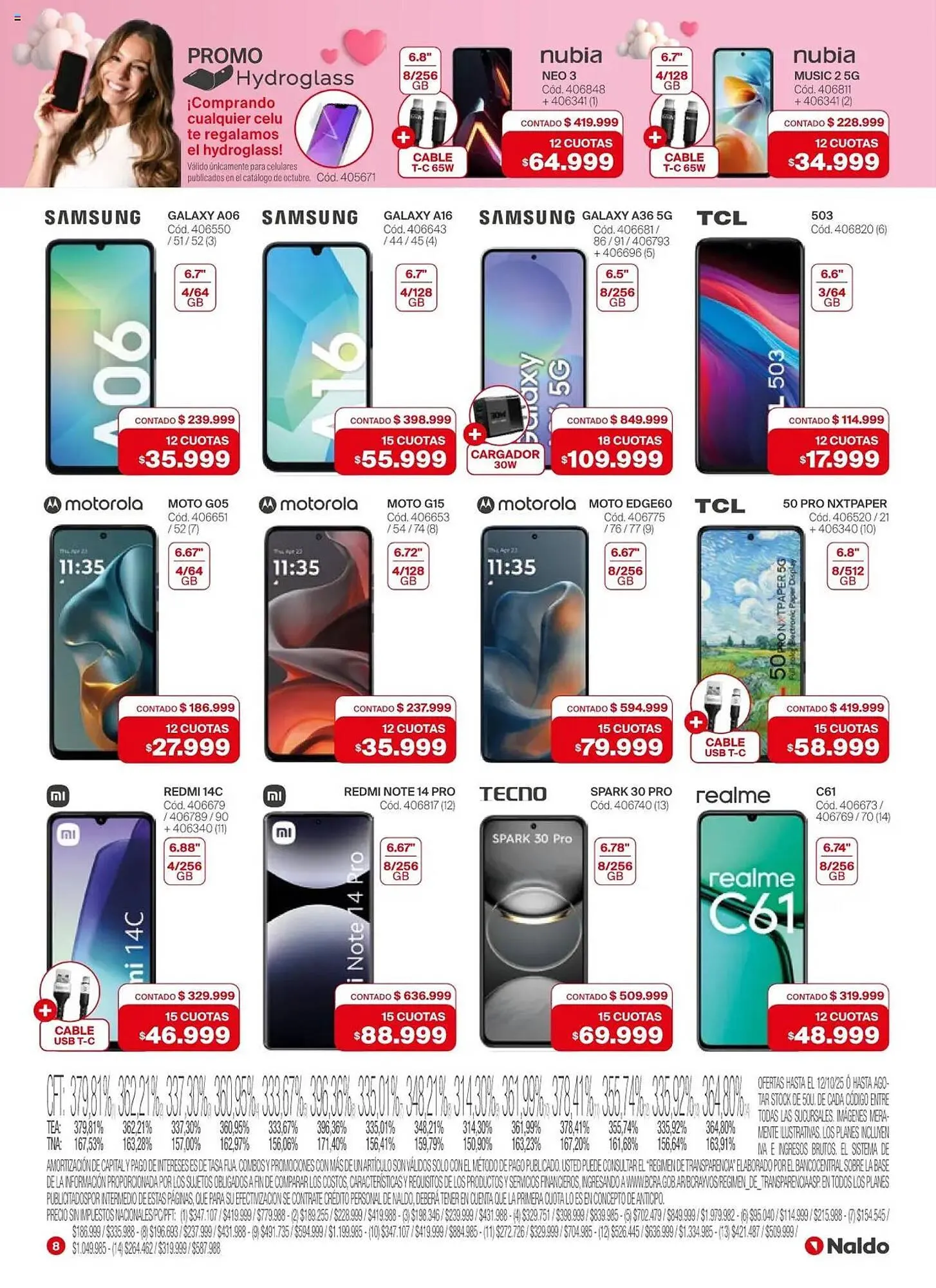 Ofertas de Catálogo Naldo Lombardi 1 de octubre al 3 de noviembre 2025 - Página 8 del catálogo