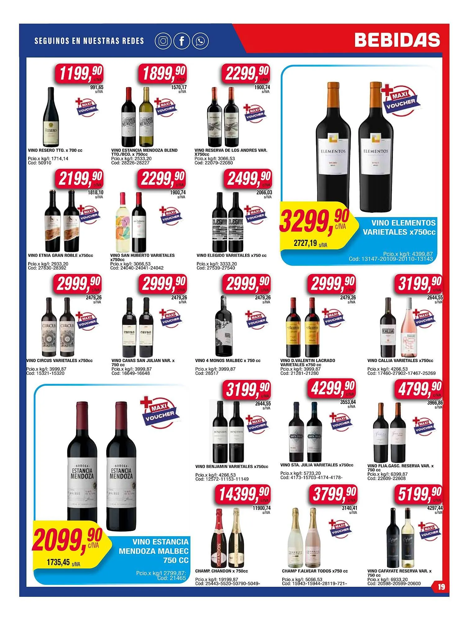 Ofertas de Catálogo Maxiconsumo 11 de agosto al 17 de agosto 2025 - Página 19 del catálogo
