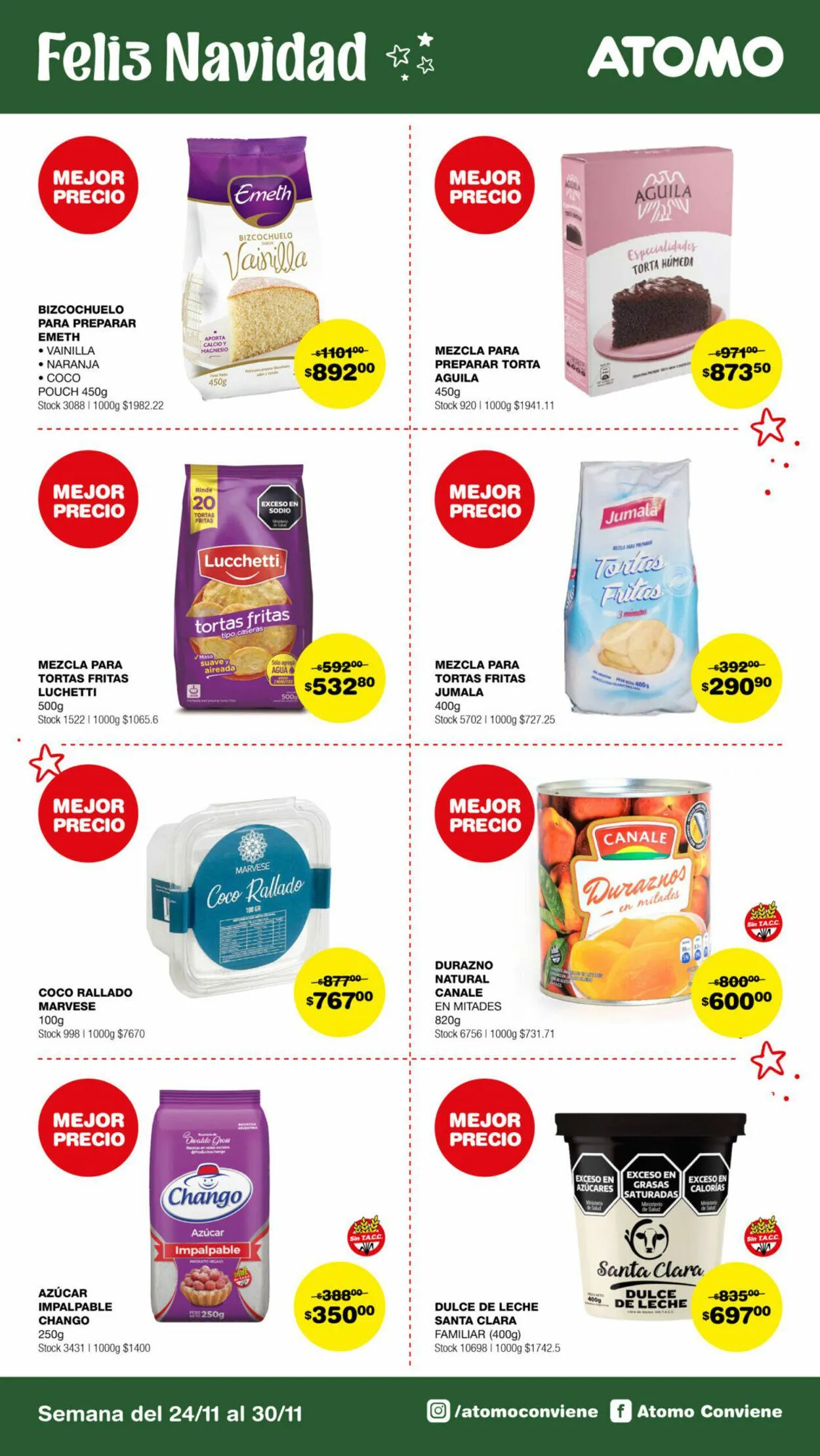 Ofertas de ATOMO Conviene 24 de noviembre al 30 de noviembre 2024 - Página 12 del catálogo