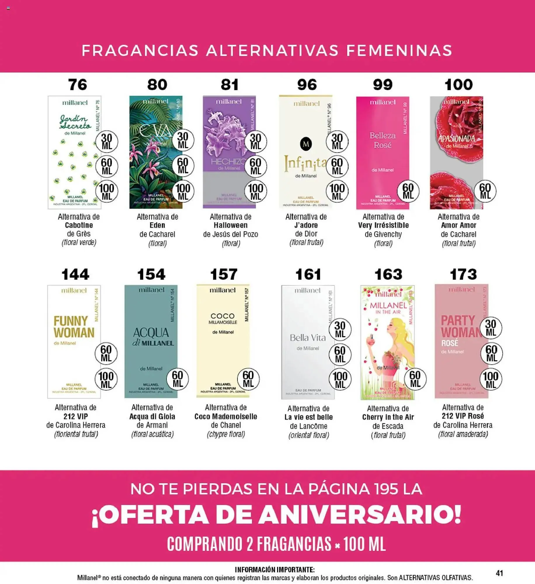 Ofertas de Catálogo Millanel Cosmética 30 de marzo al 27 de abril 2026 - Página 41 del catálogo