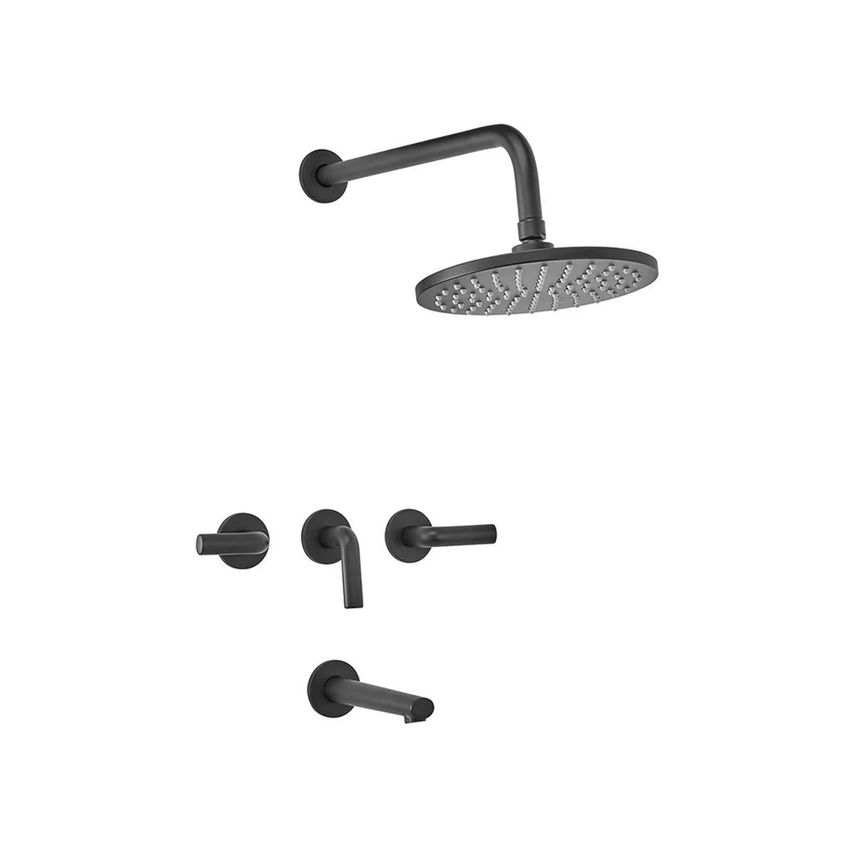 Grifería para Ducha Bimando Negro Live Peirano