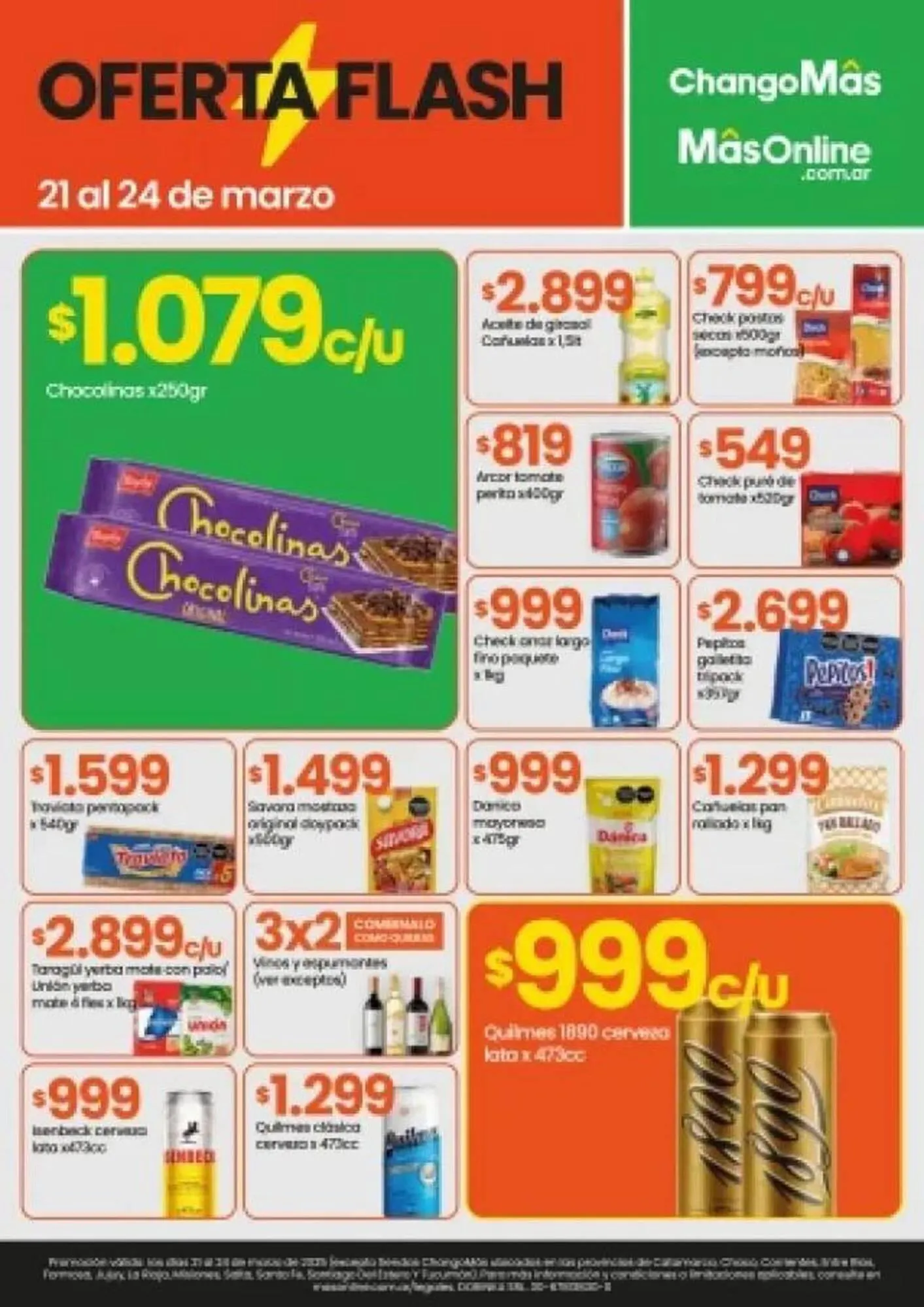 Ofertas de Catálogo Changomas 21 de marzo al 24 de marzo 2025 - Página 1 del catálogo