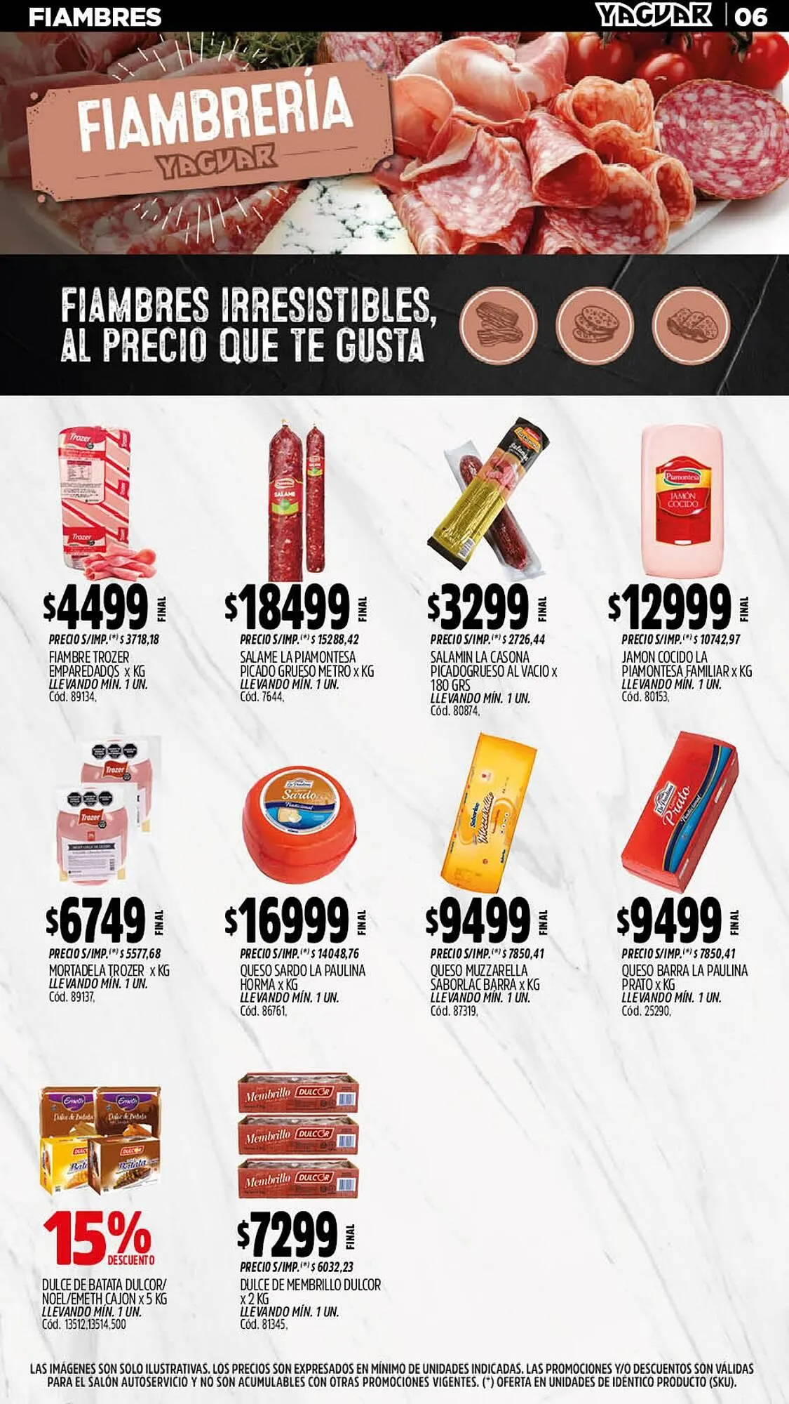 Ofertas de Catálogo Supermercados Yaguar 4 de mayo al 10 de mayo 2026 - Página 6 del catálogo