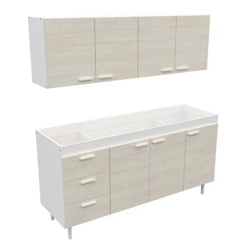 Combo mueble de cocina 1.60 m venezia sin bacha Mosconi
