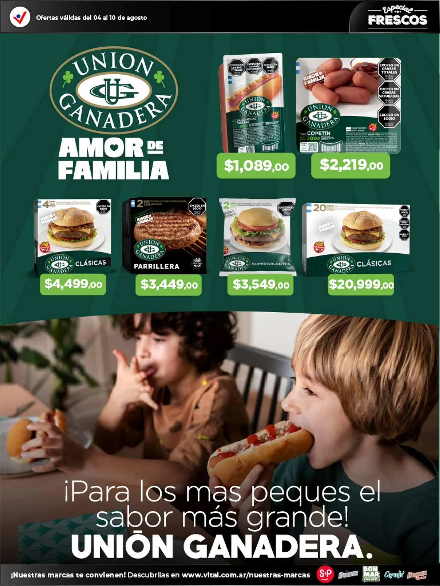 Ofertas de Catálogo Supermayorista Vital 4 de agosto al 10 de agosto 2025 - Página 7 del catálogo