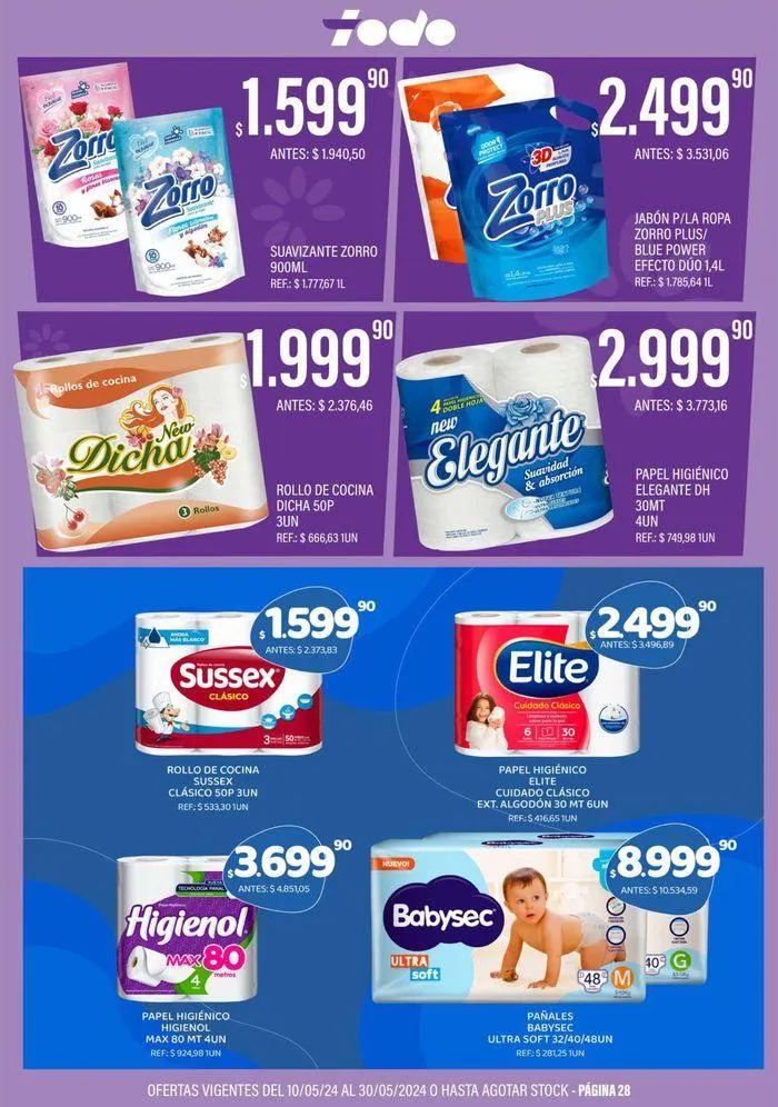Ofertas de Catálogo Supermercados Todo 10 de mayo al 30 de mayo 2024 - Página 28 del catálogo