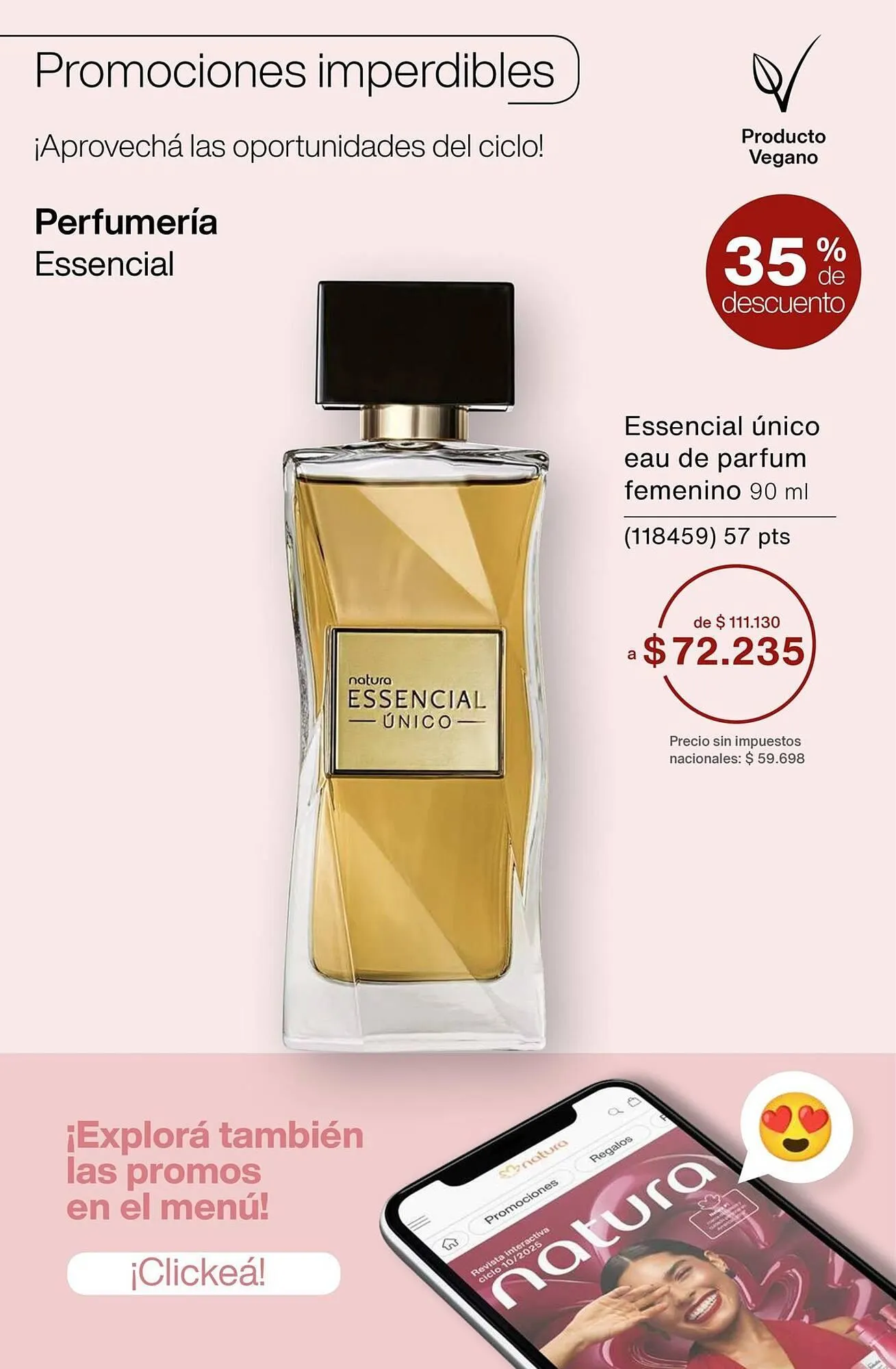 Ofertas de Catálogo Natura 1 de octubre al 31 de diciembre 2025 - Página 22 del catálogo