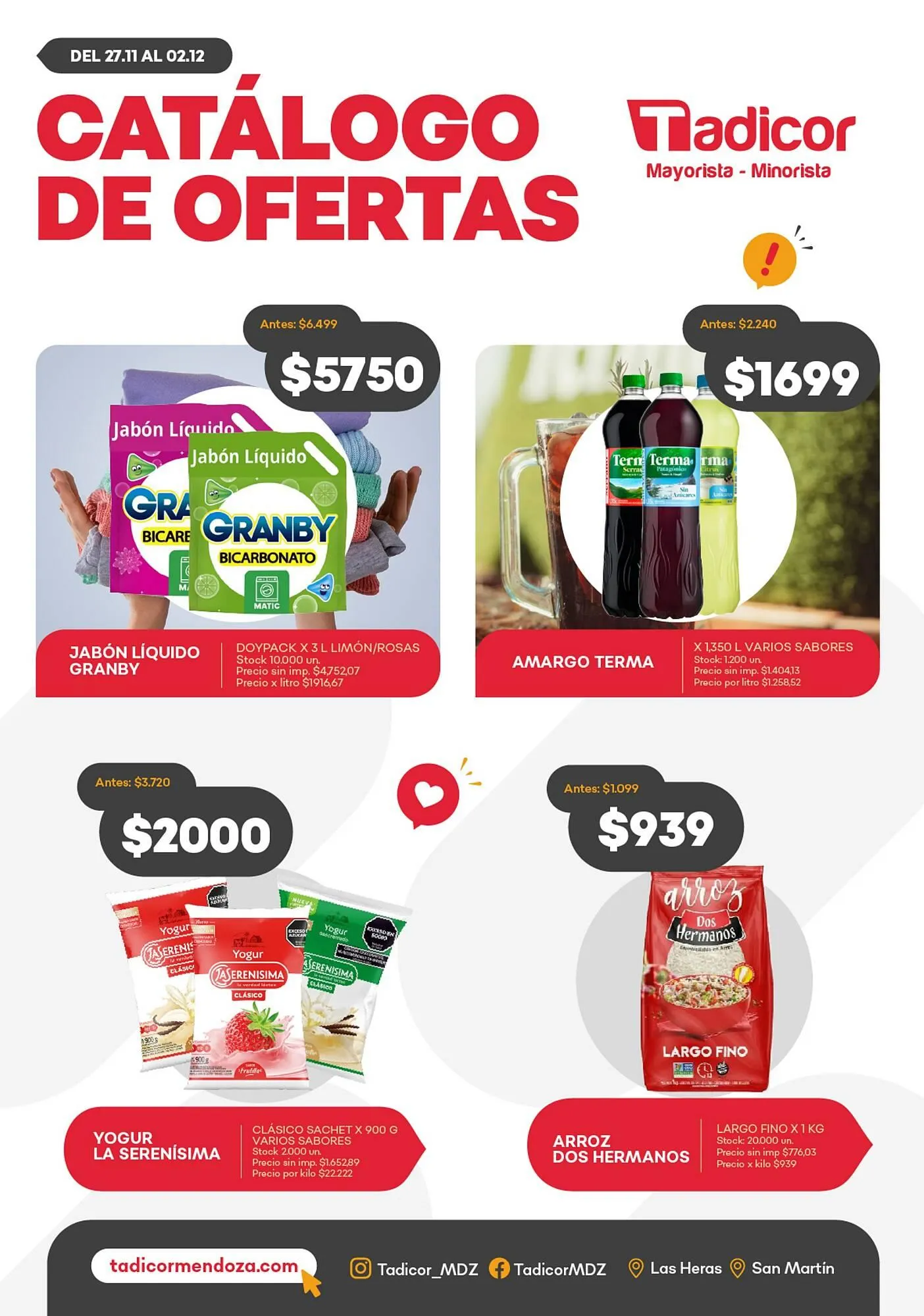 Catálogo Supermercados Tadicor - 1