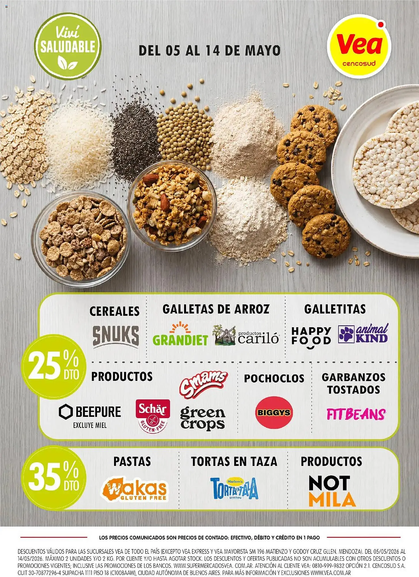 Ofertas de Catálogo Supermercados Vea 5 de mayo al 14 de mayo 2026 - Página 1 del catálogo