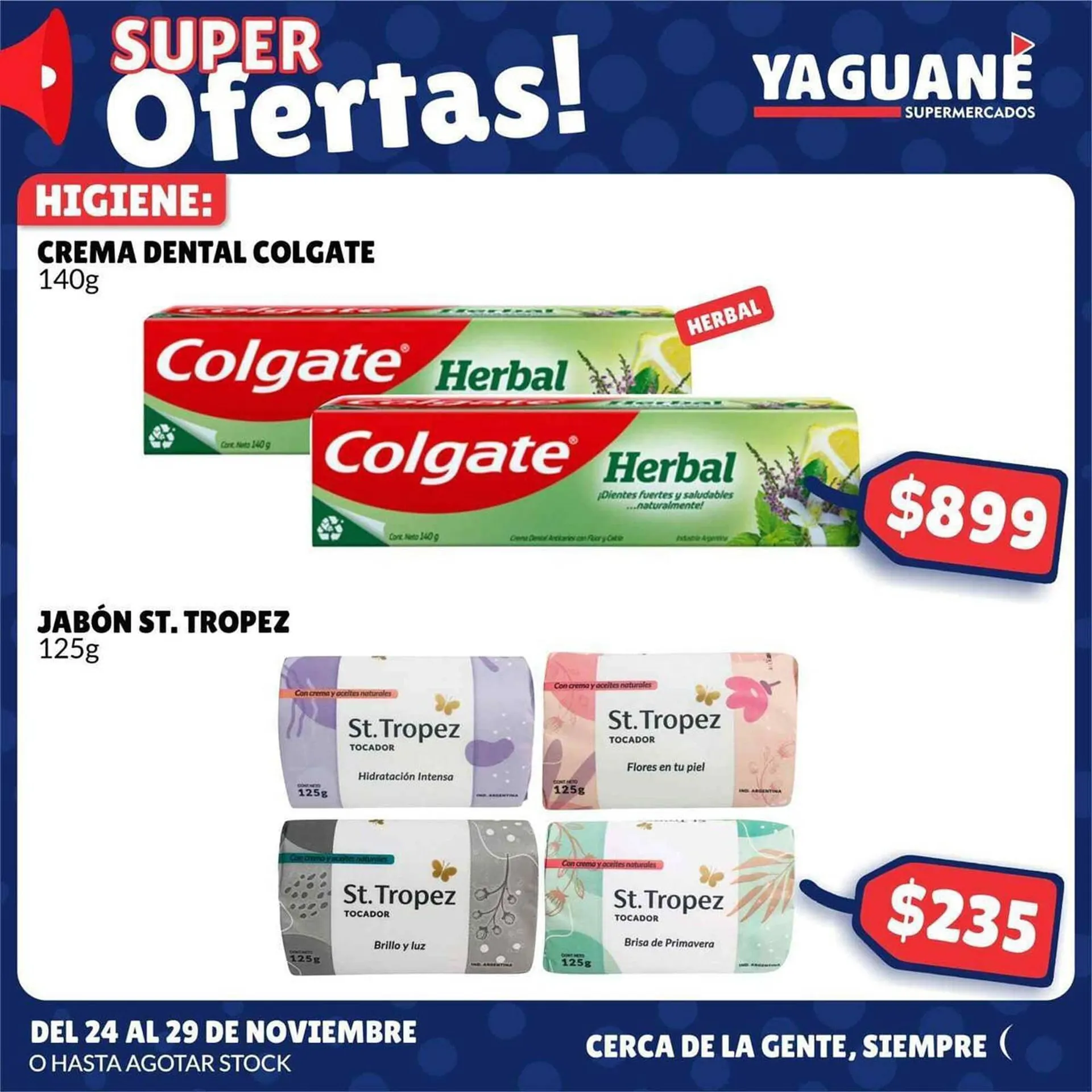 Ofertas de Catálogo Yaguane Supermercados 27 de noviembre al 29 de noviembre 2023 - Página 1 del catálogo