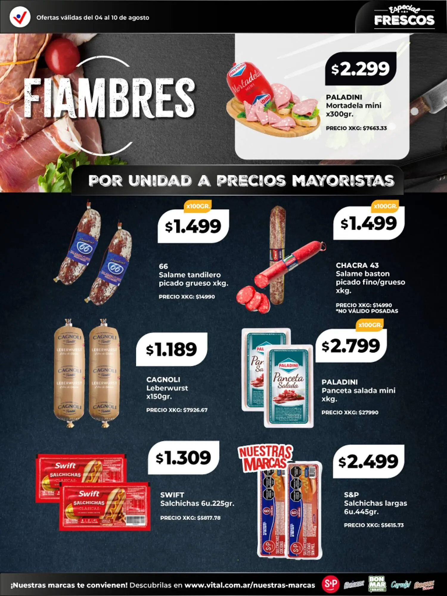 Ofertas de Catálogo Supermayorista Vital 4 de agosto al 10 de agosto 2025 - Página 12 del catálogo