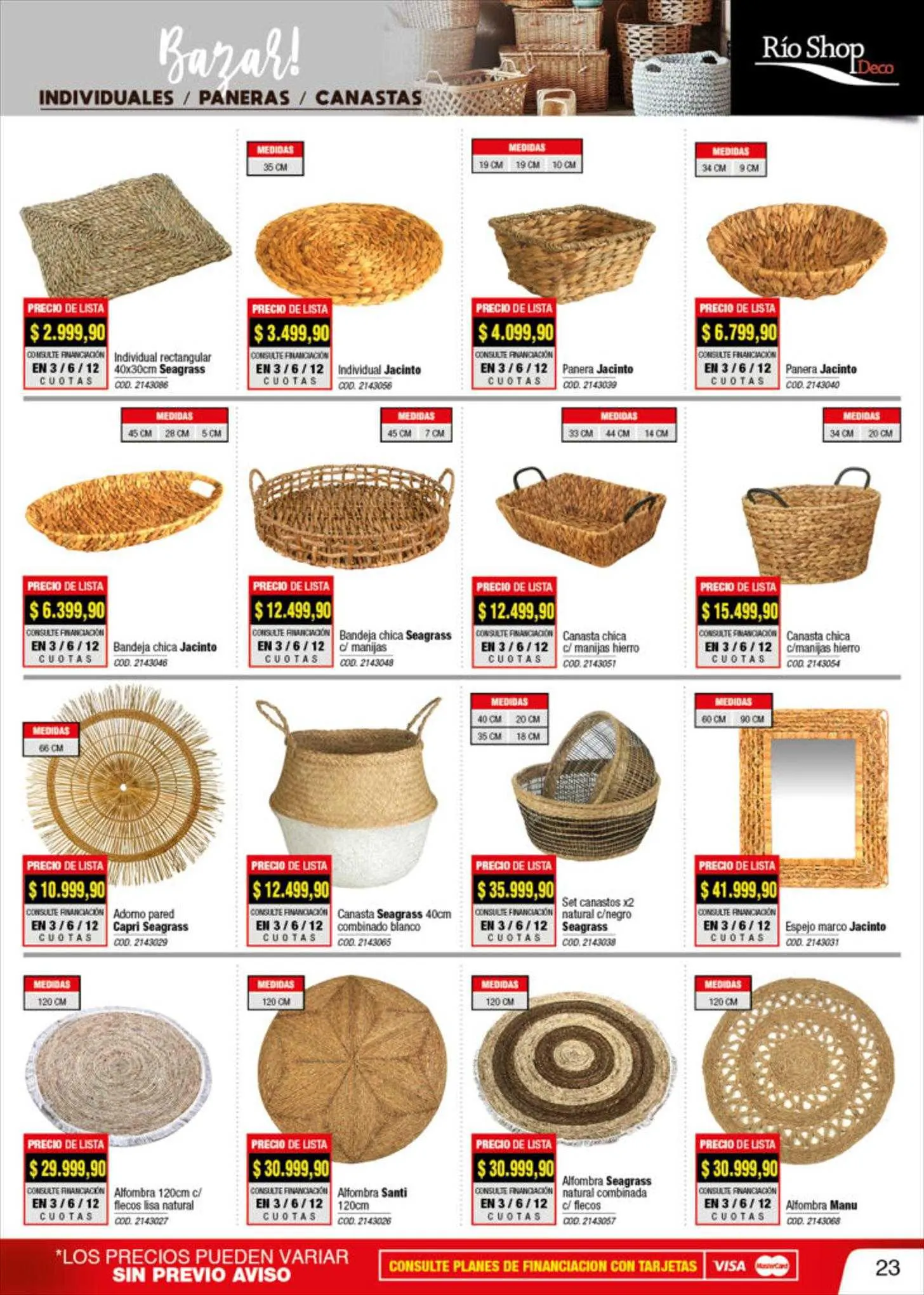 Ofertas de Catálogo Río Shop Deco 6 de septiembre al 10 de septiembre 2023 - Página 23 del catálogo