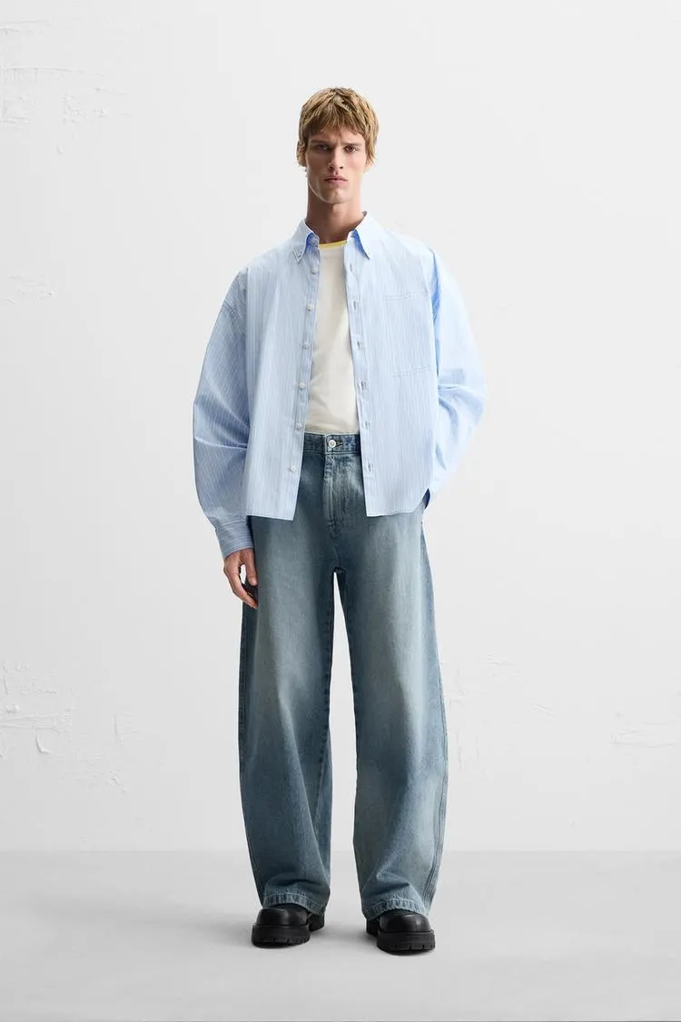 CAMISA RAYAS PESPUNTES