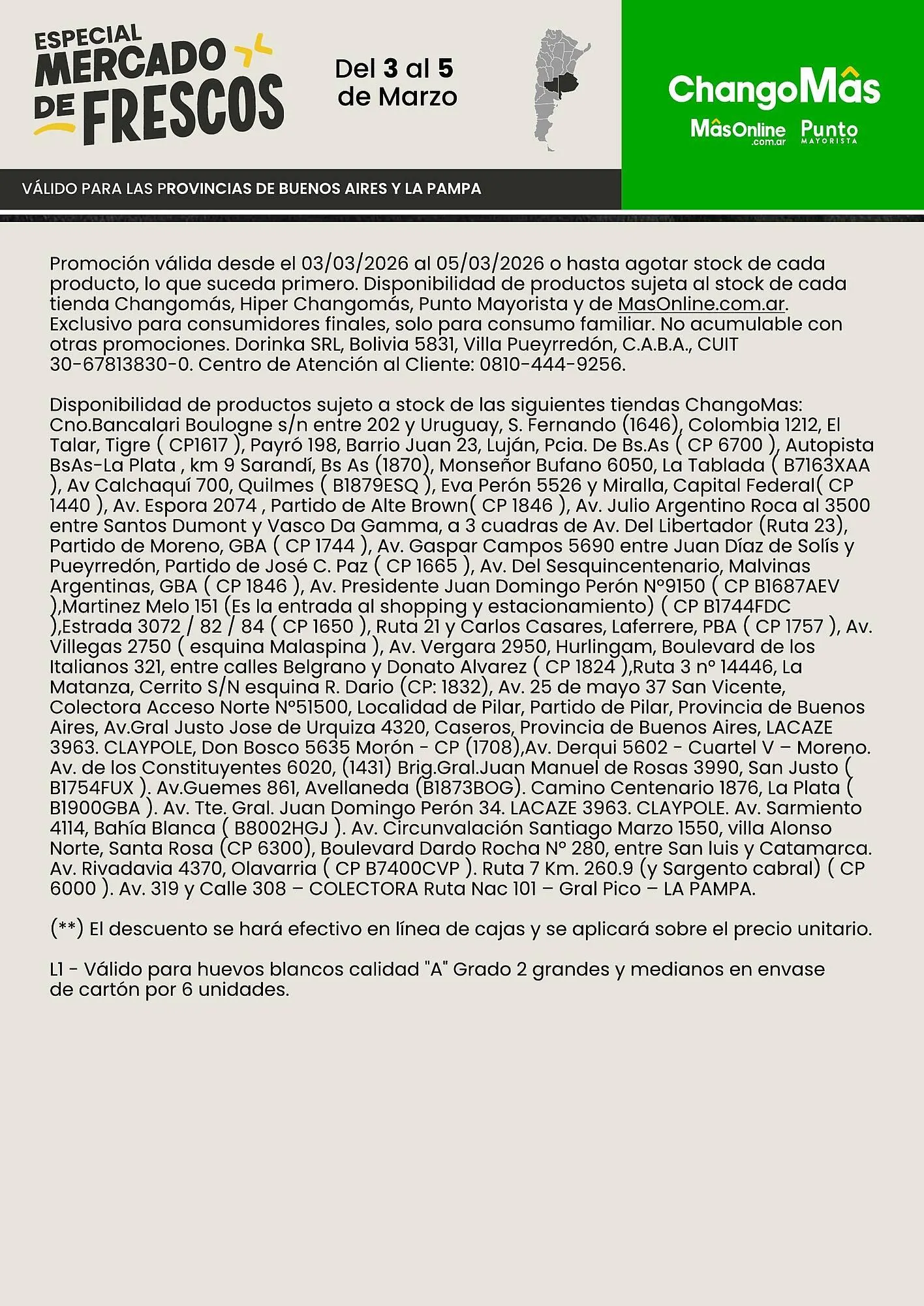 Ofertas de Catálogo Changomas 3 de marzo al 5 de marzo 2026 - Página 2 del catálogo