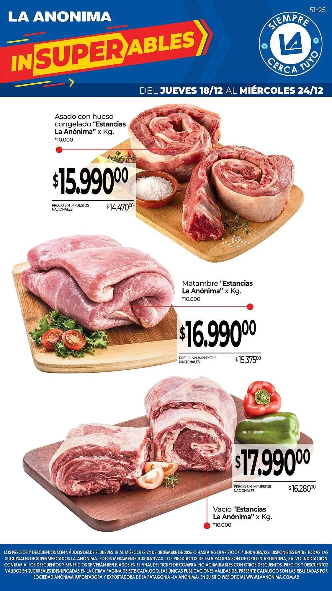 Ofertas de Catálogo La Anonima 18 de diciembre al 24 de diciembre 2025 - Página 1 del catálogo