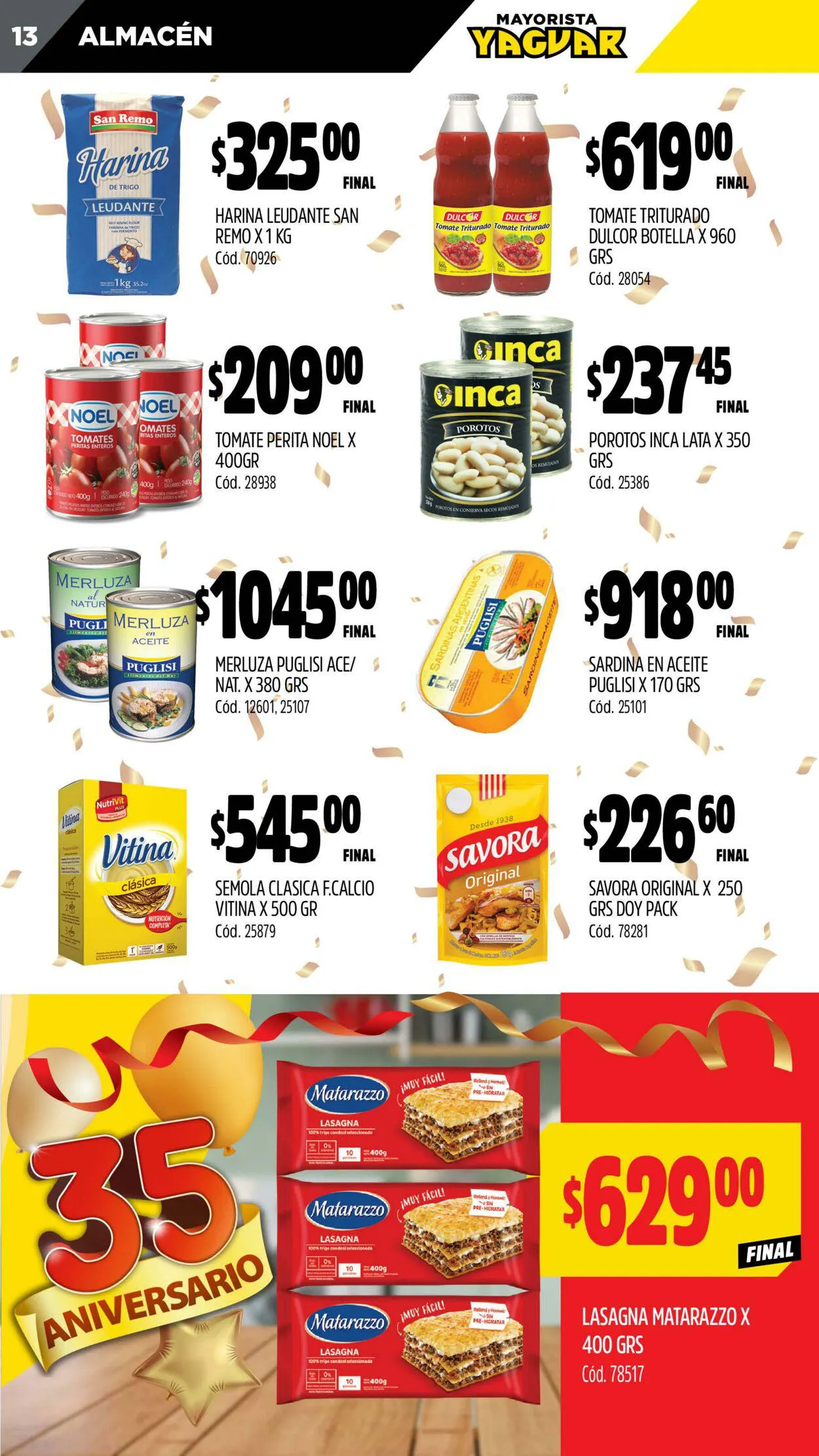 Ofertas de Yaguar - Bahía Blanca 30 de octubre al 5 de noviembre 2023 - Página 13 del catálogo