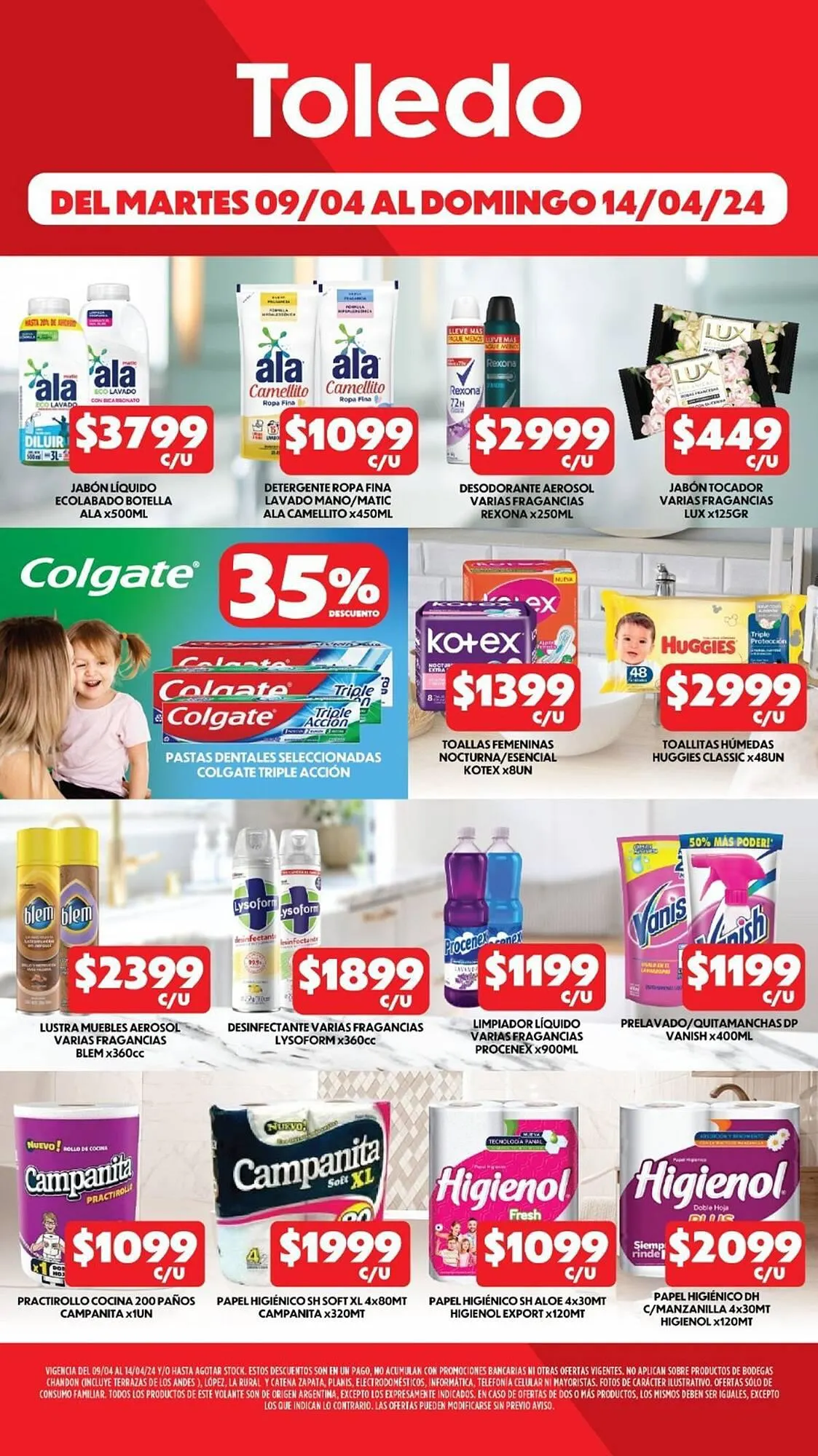 Ofertas de Catálogo Supermercados Toledo 9 de abril al 14 de abril 2024 - Página 6 del catálogo