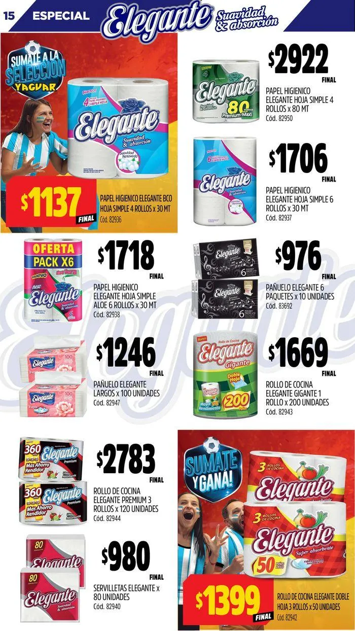 Ofertas de Ofertas Supermercados Yaguar Posadas 8 de julio al 14 de julio 2024 - Página 15 del catálogo